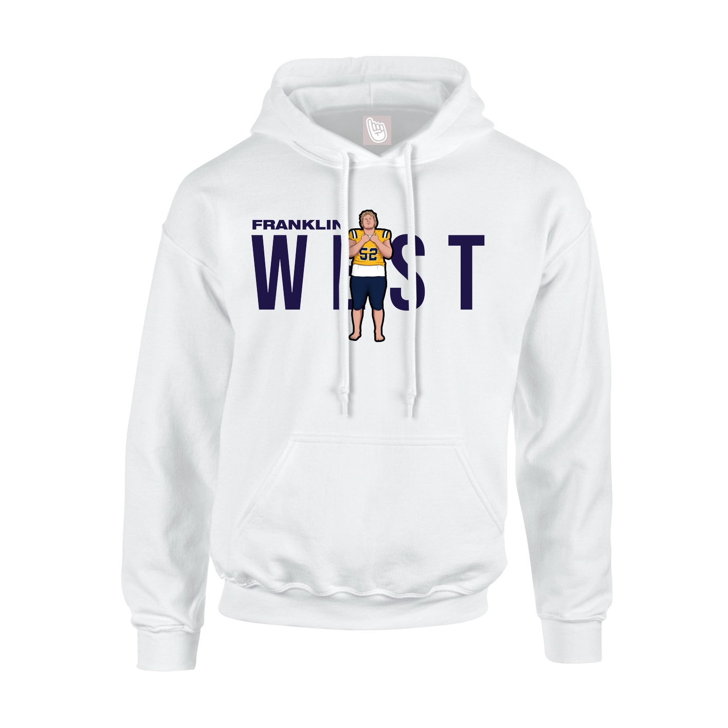 Hoodie — Player Name in White