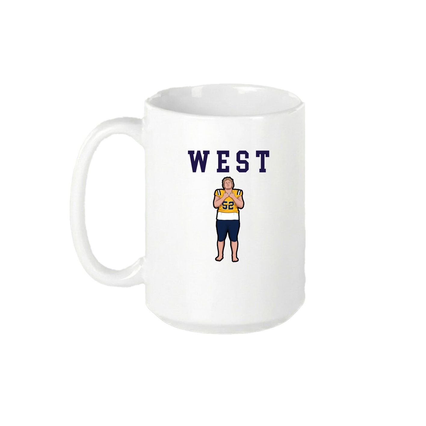 15oz Coffee Mug — Shirsey in White