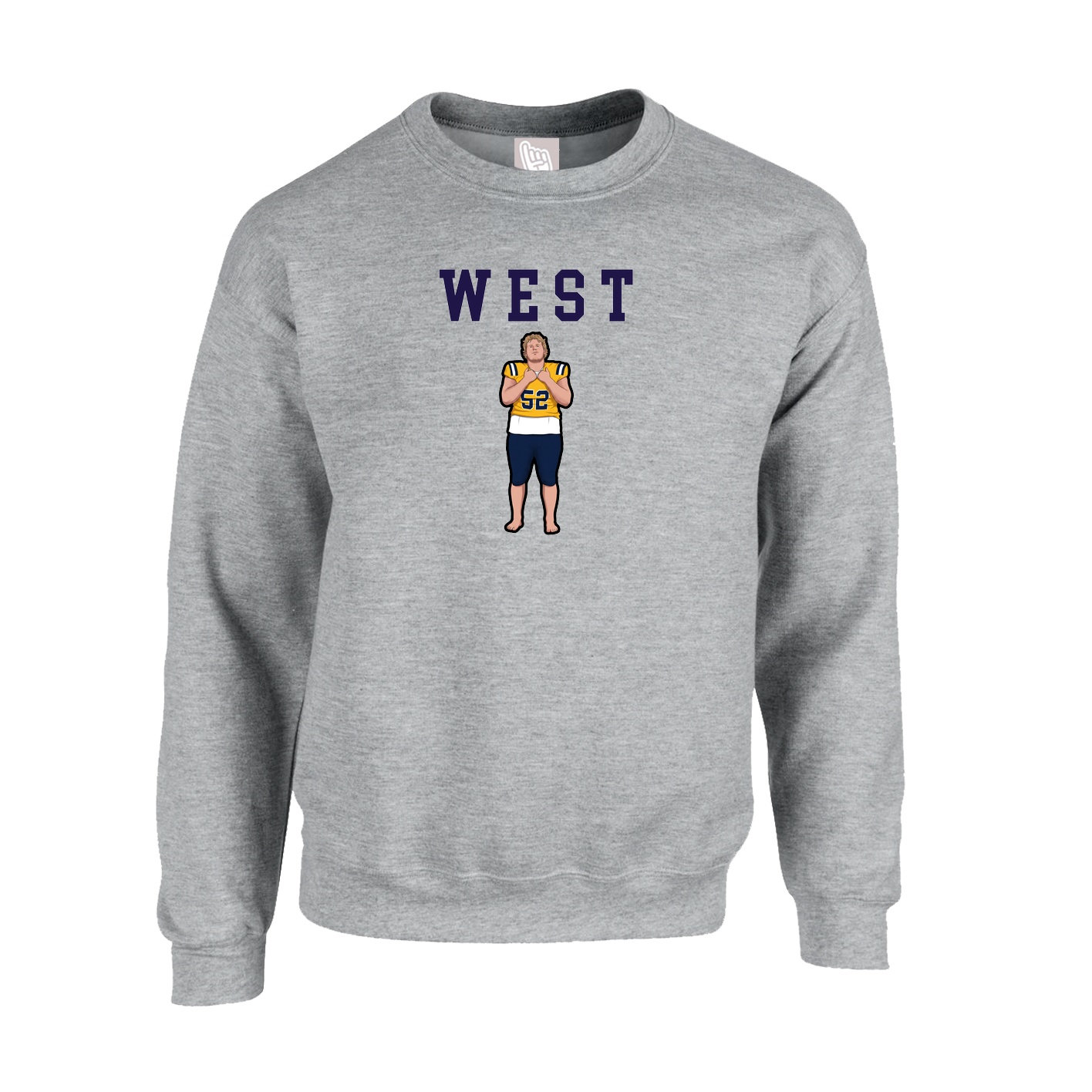 Fleece Crew — Shirsey in Grey