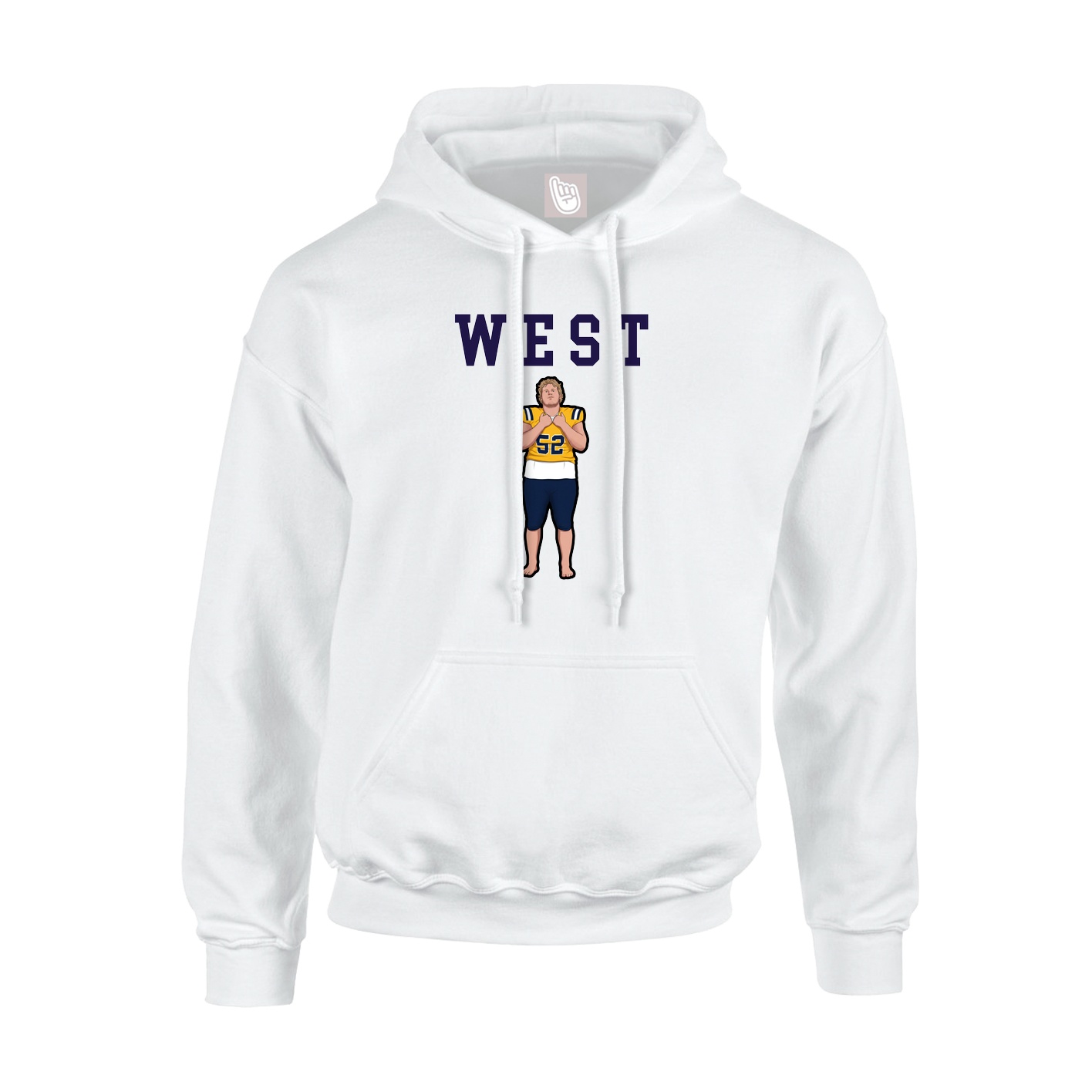 Youth Hoodie — Shirsey in White