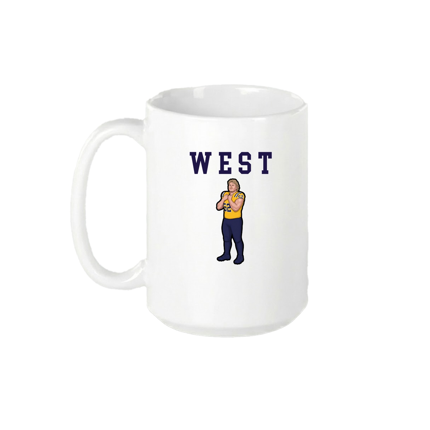 15oz Coffee Mug — Shirsey in White