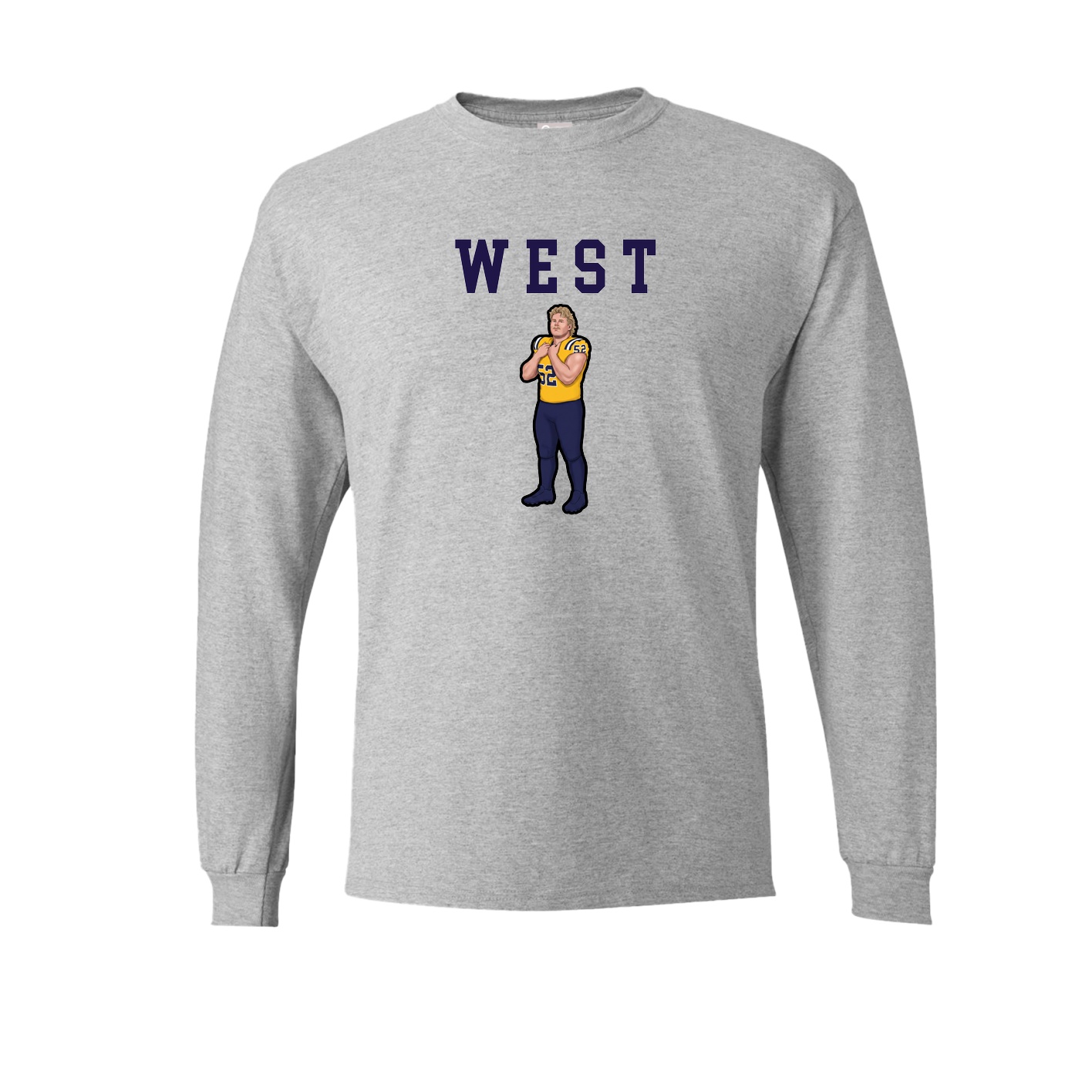 Long Sleeve Tee — Shirsey in Grey