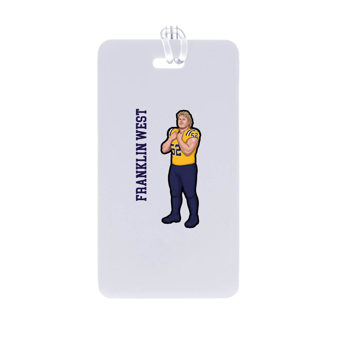 Bag Tag — Name Vertical in Classic