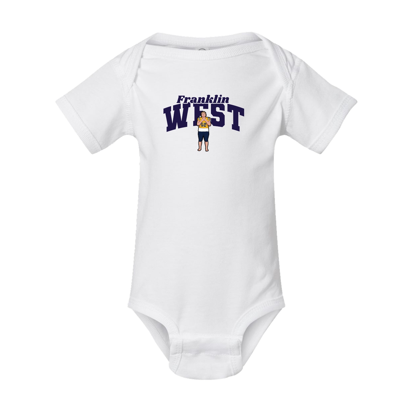 Baby Onesie — Signature Arch in White