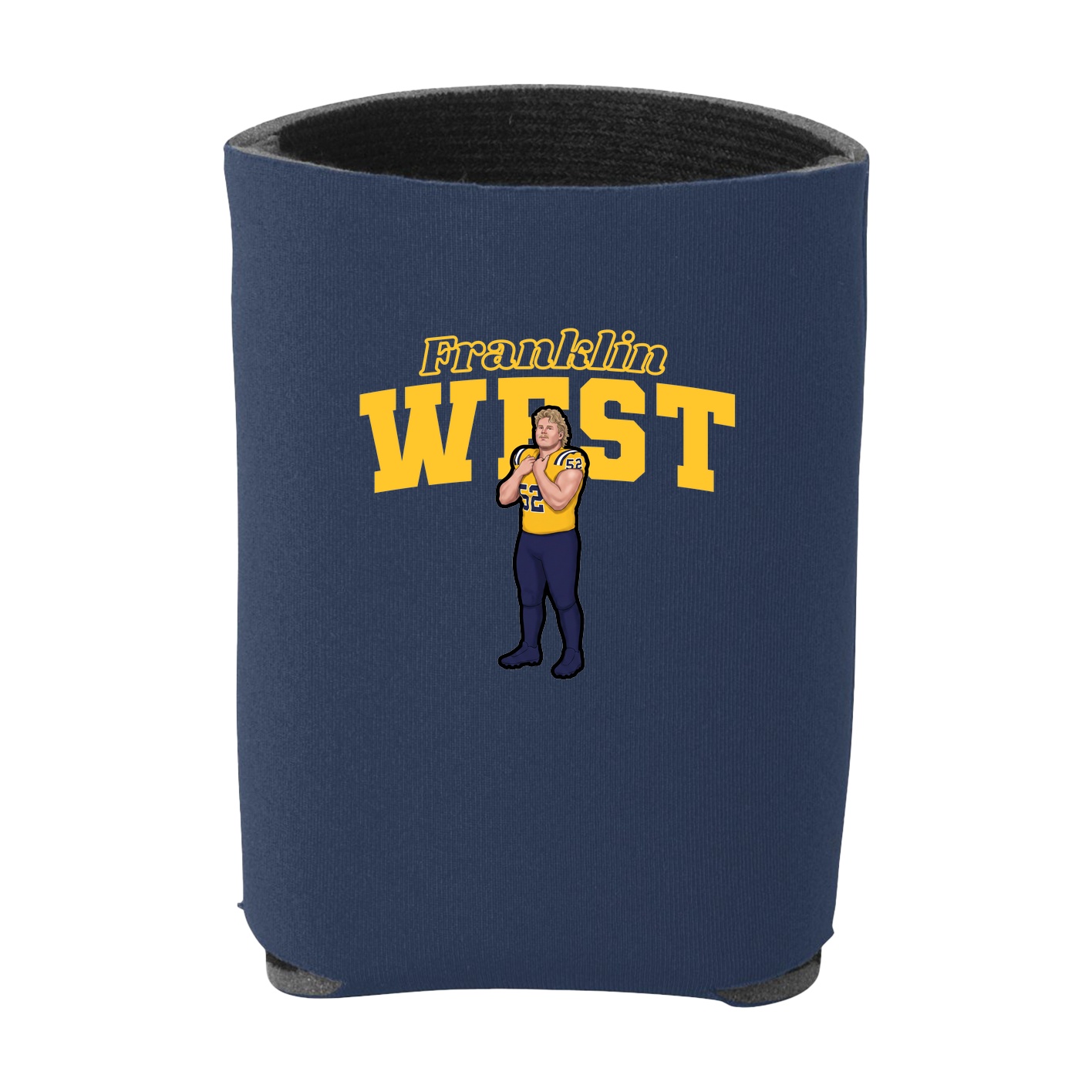 Can Holder — Name Arch in Navy