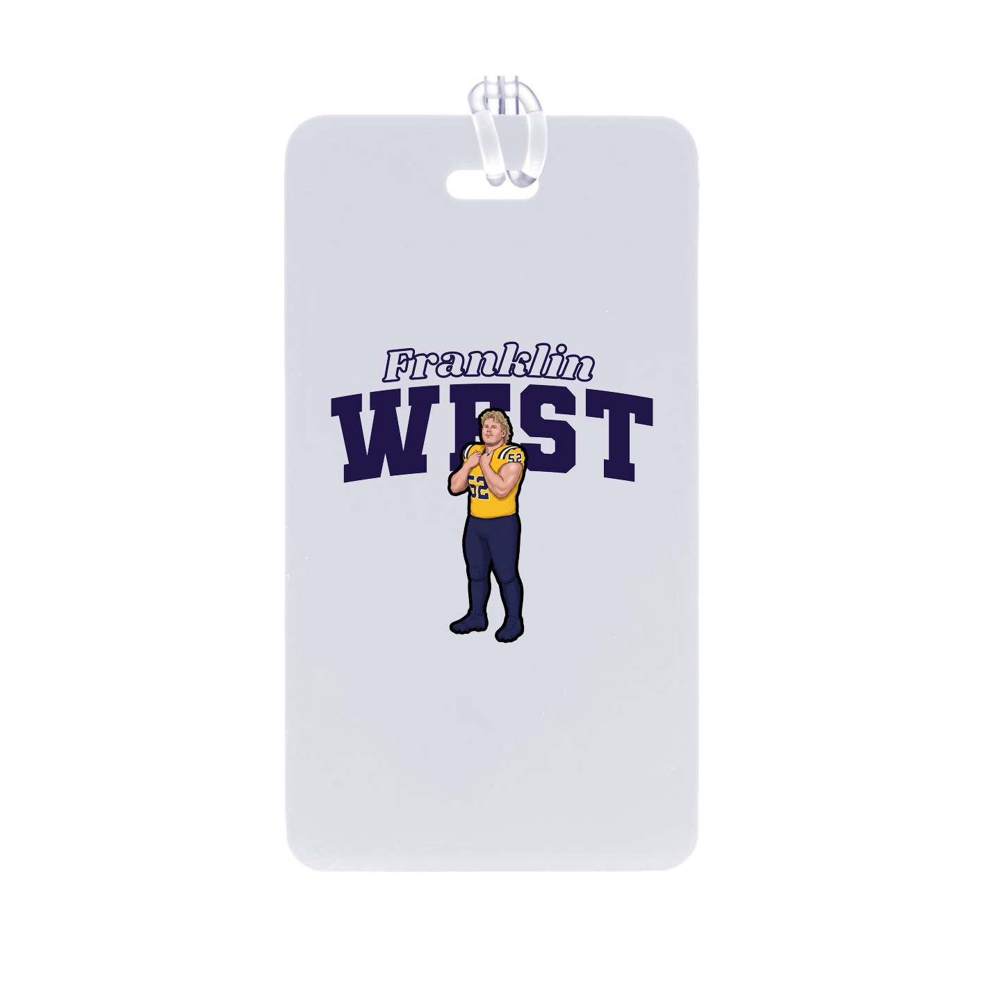 Bag Tag — Name Arch in Classic