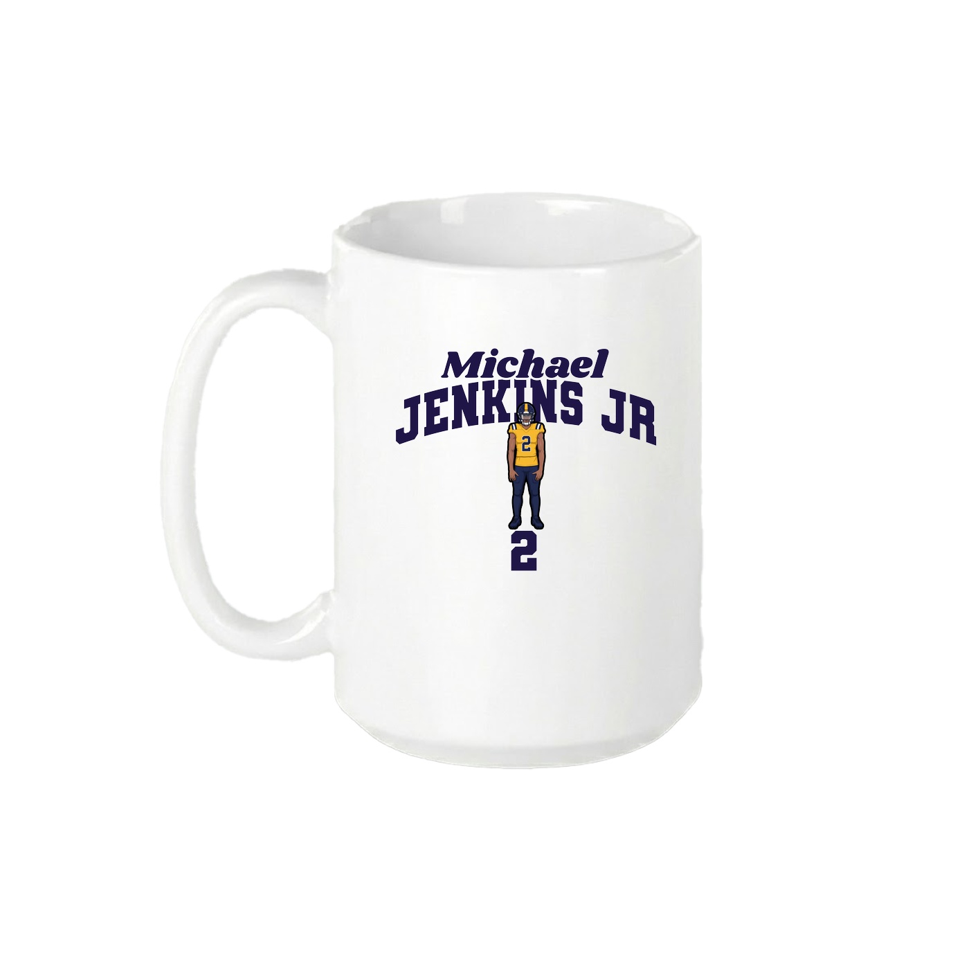 15oz Coffee Mug — Signature Arch in White