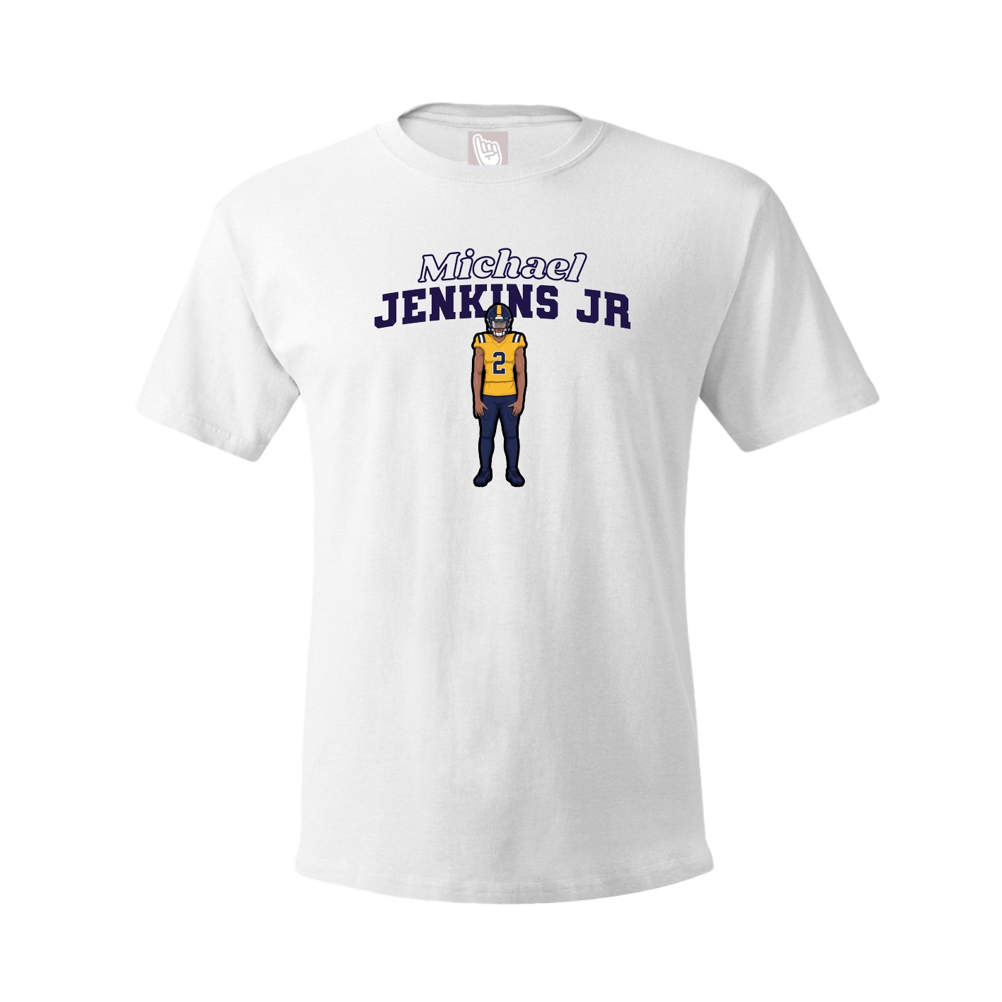 Tee — Name Arch in White