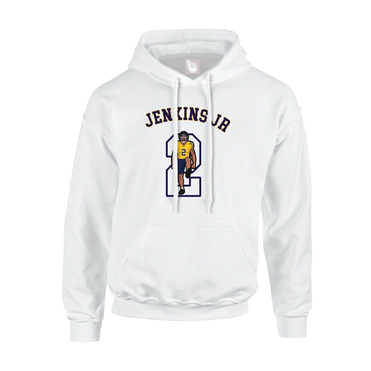 Hoodie — Shirsey Arch in White