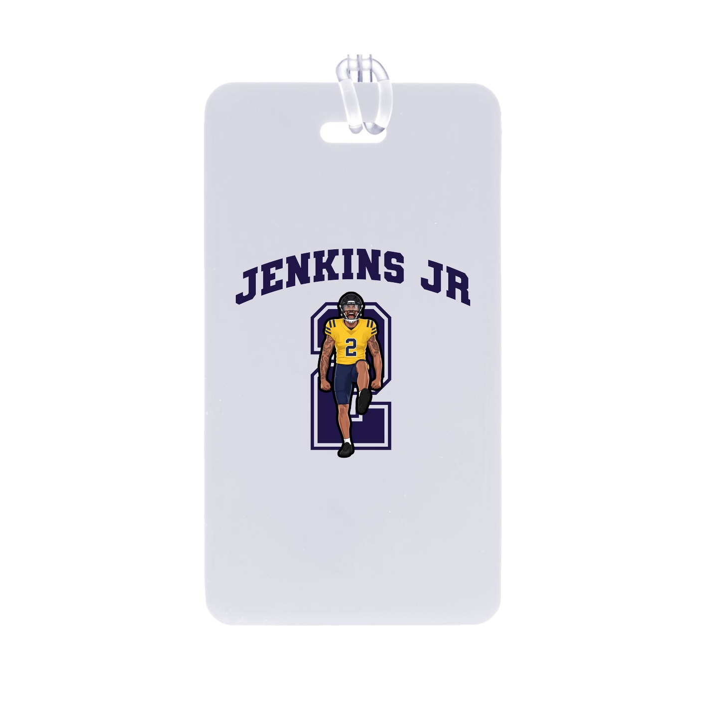 Bag Tag — Number in Classic