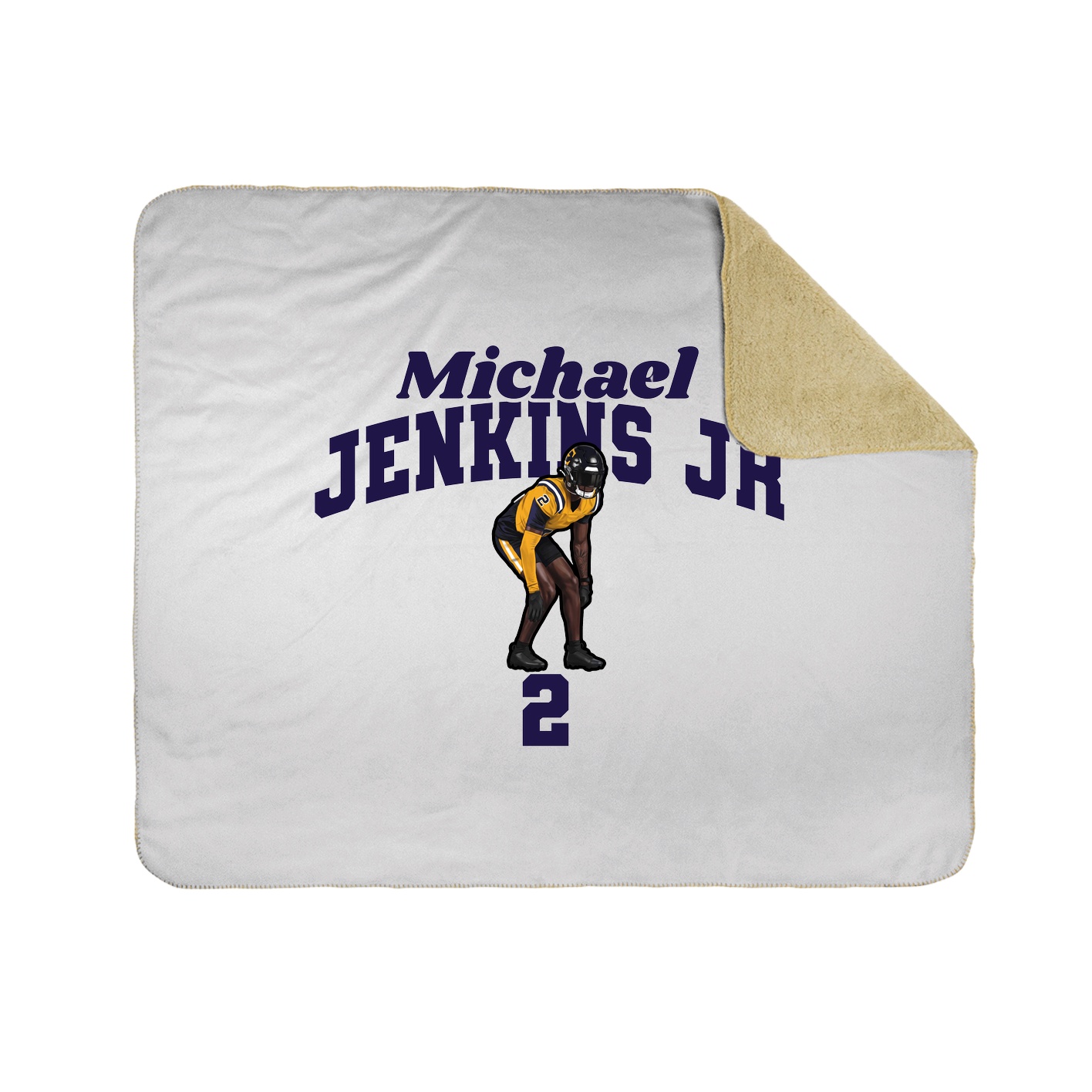 Throw Blanket — Signature Arch in White