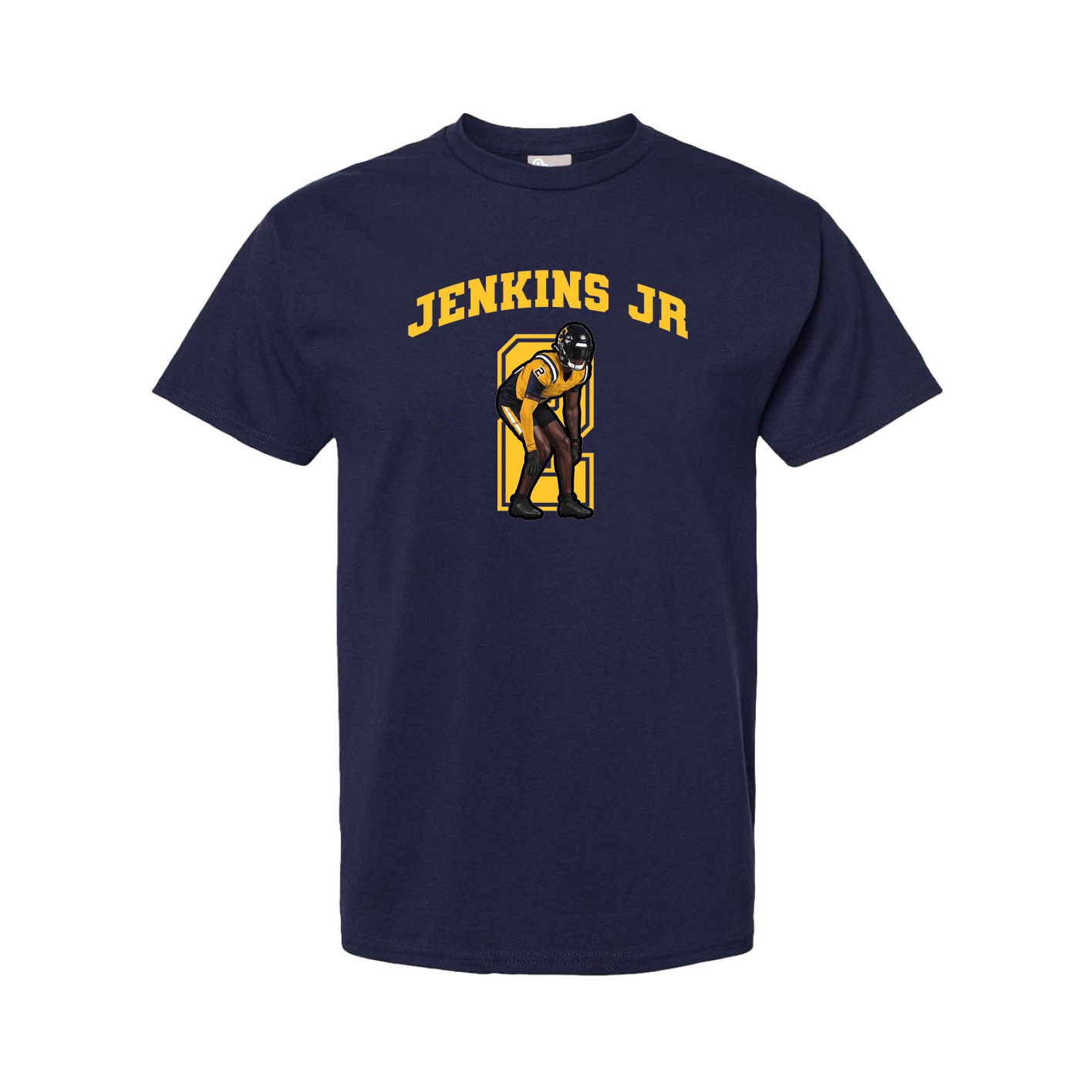 Tee — Number in Navy