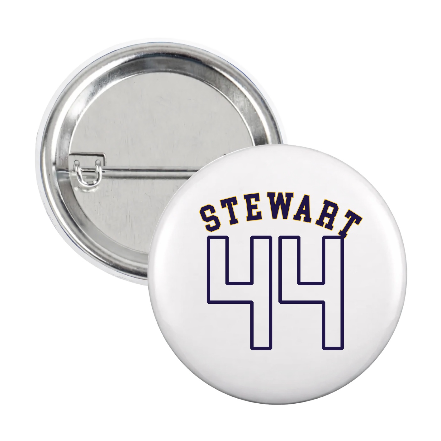 Game Day Button — Shirsey Arch in White