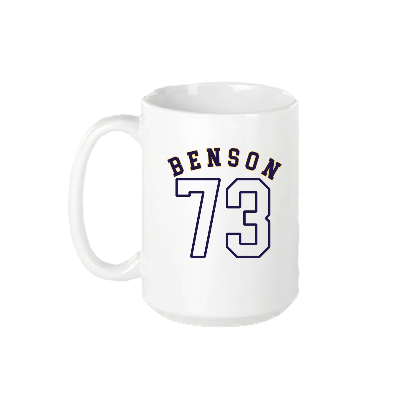 15oz Coffee Mug — Shirsey Arch in White