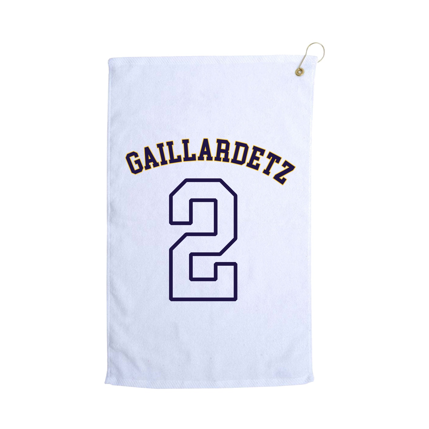 Golf Towel — Shirsey Arch in White