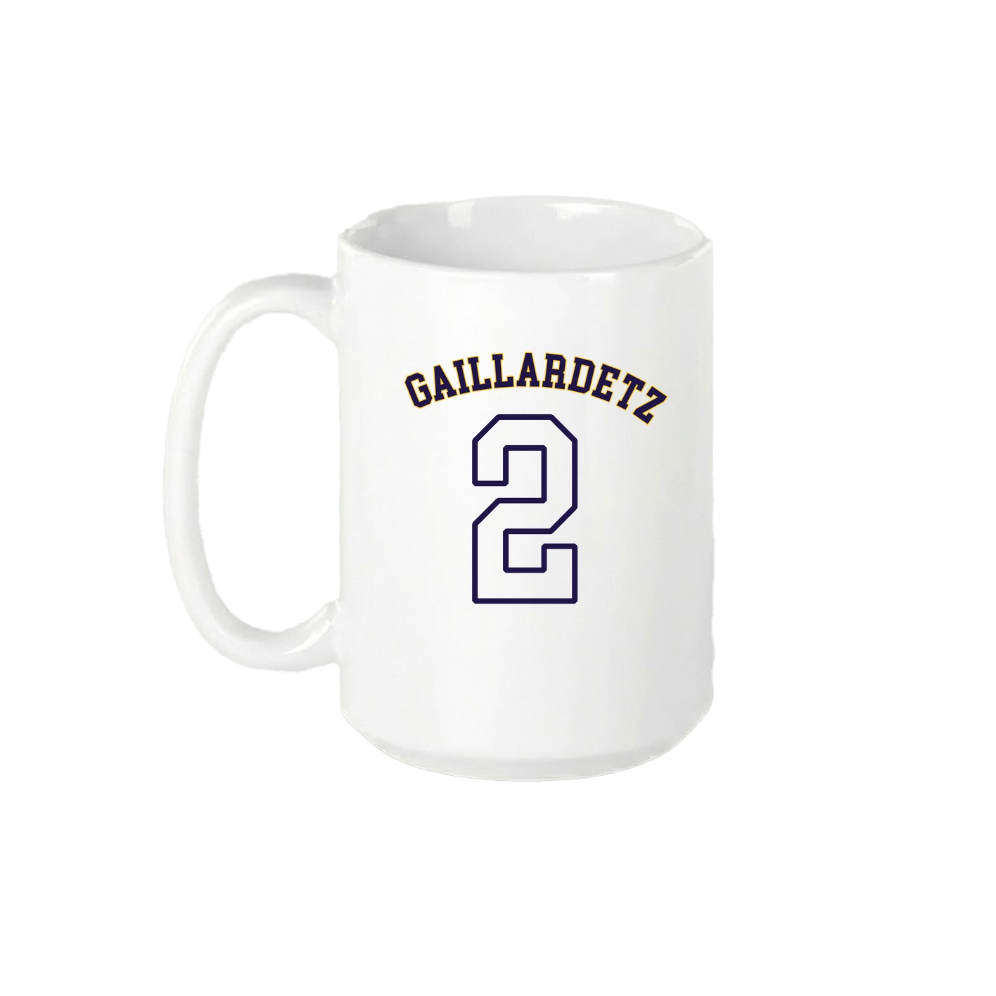 15oz Coffee Mug — Shirsey Arch in White