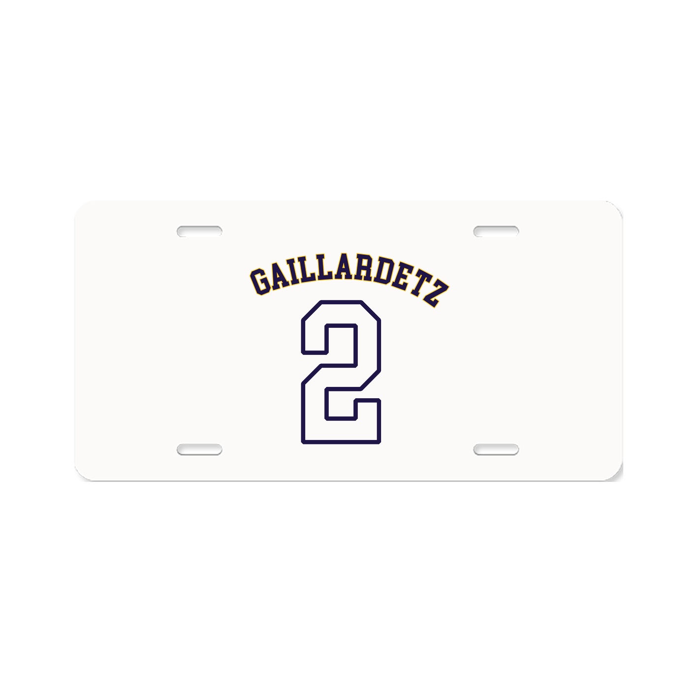 License Plate — Shirsey Arch in Classic