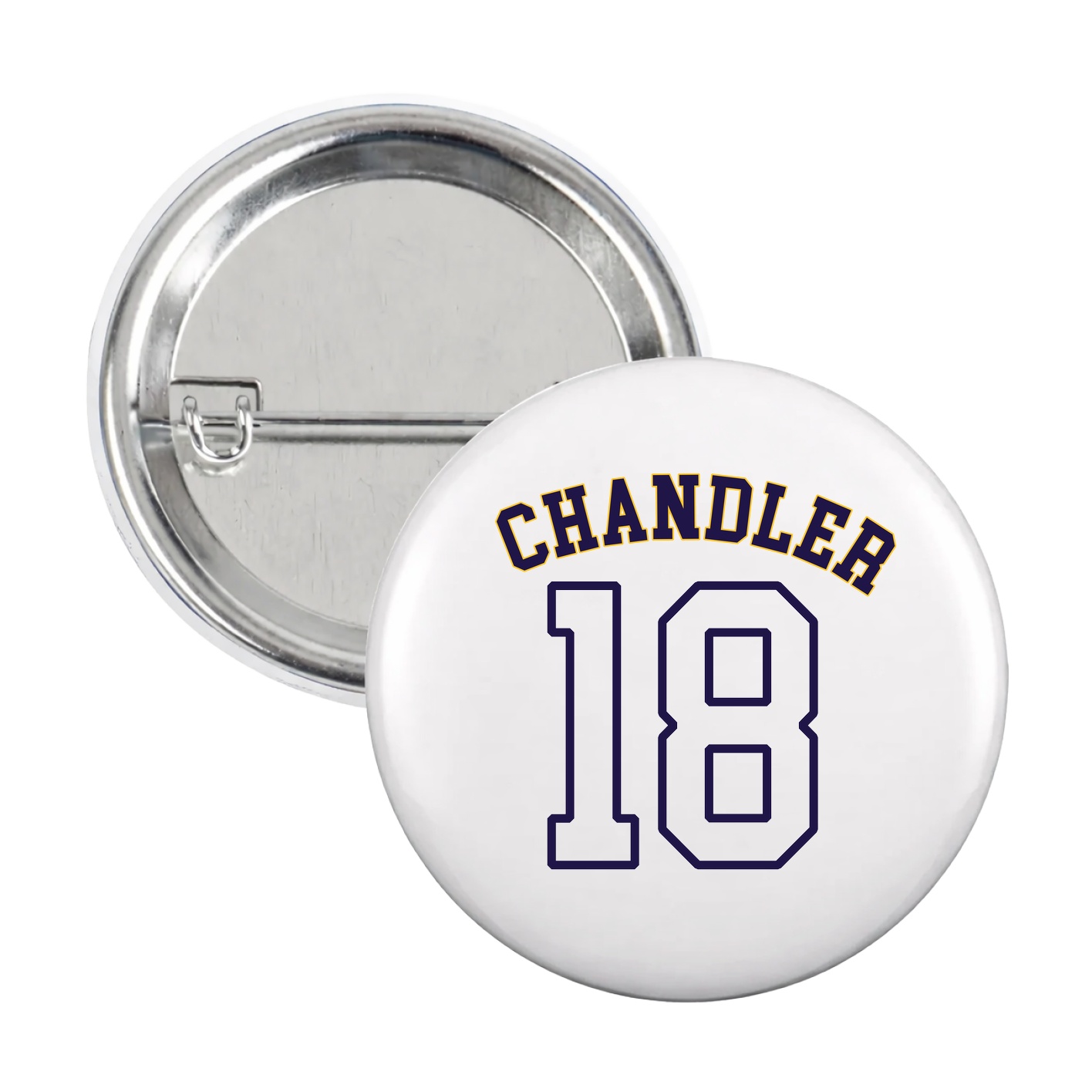 Game Day Button — Shirsey Arch in White
