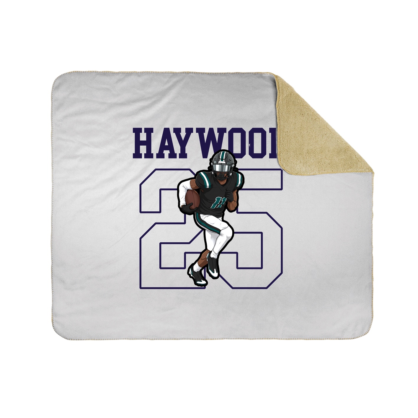 50x60 Sherpa Lined Throw Blanket