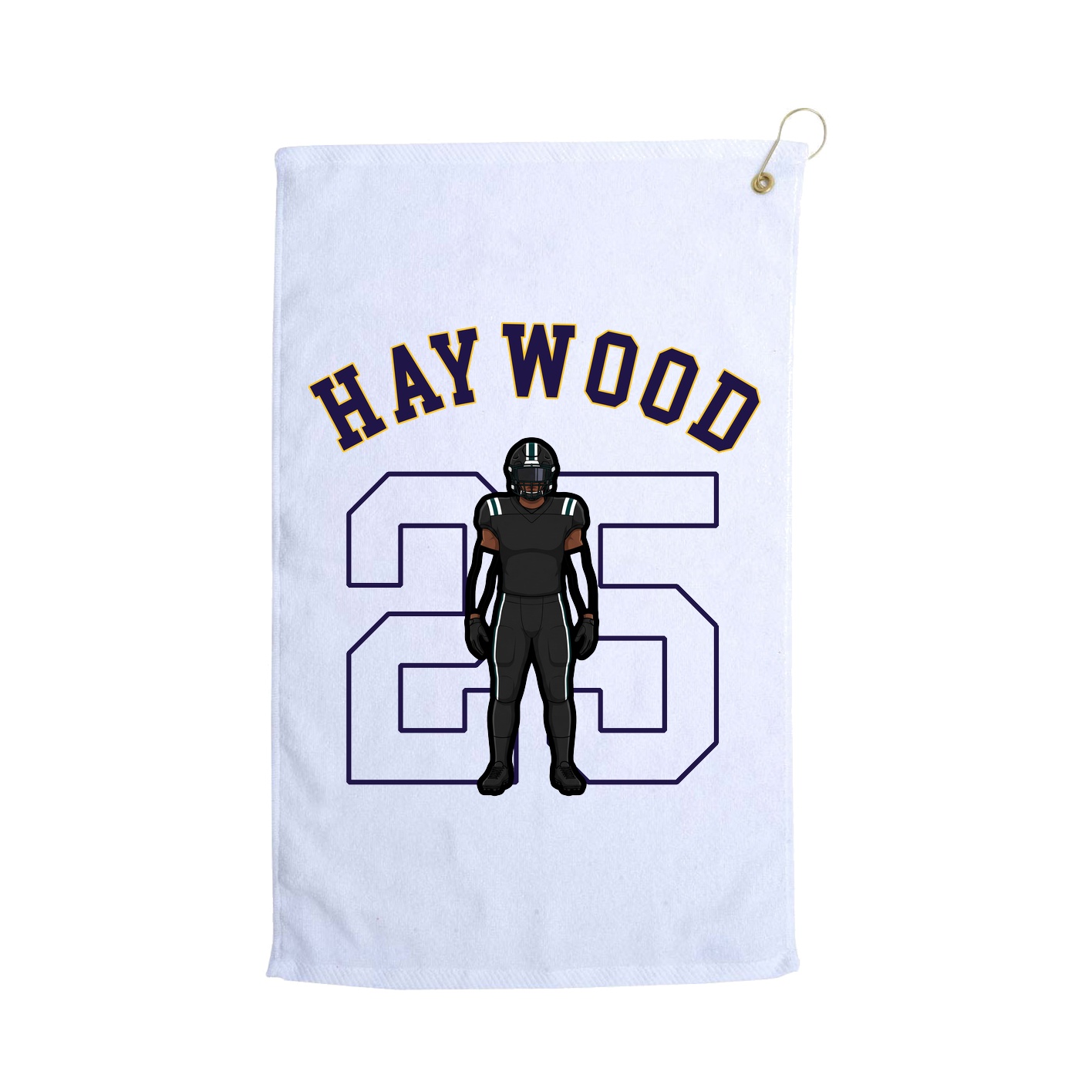 Golf Towel — Shirsey Arch in White