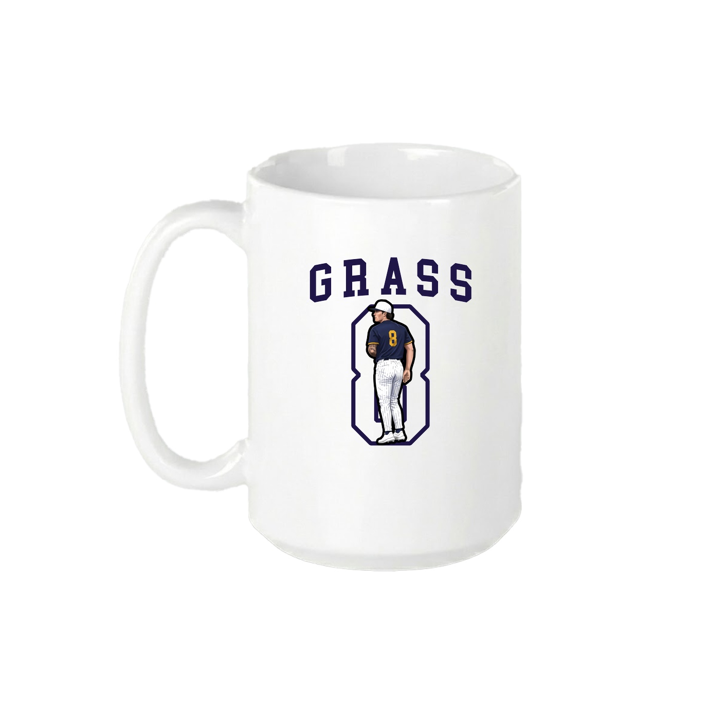 15oz Coffee Mug — Shirsey in White