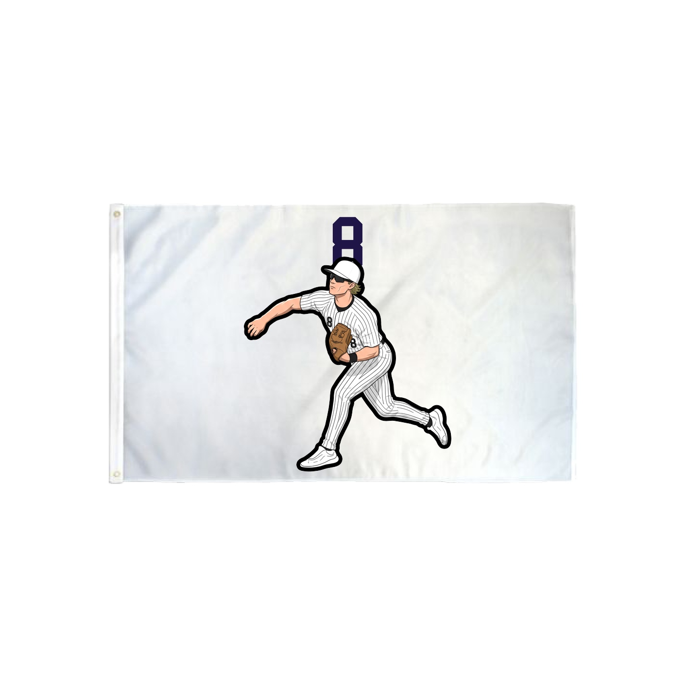 3x5 Flag — Number Top in Classic