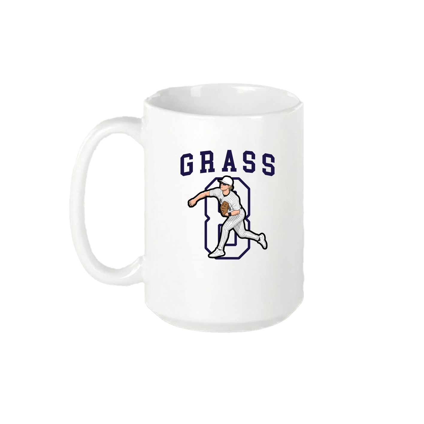 15oz Coffee Mug — Shirsey in White