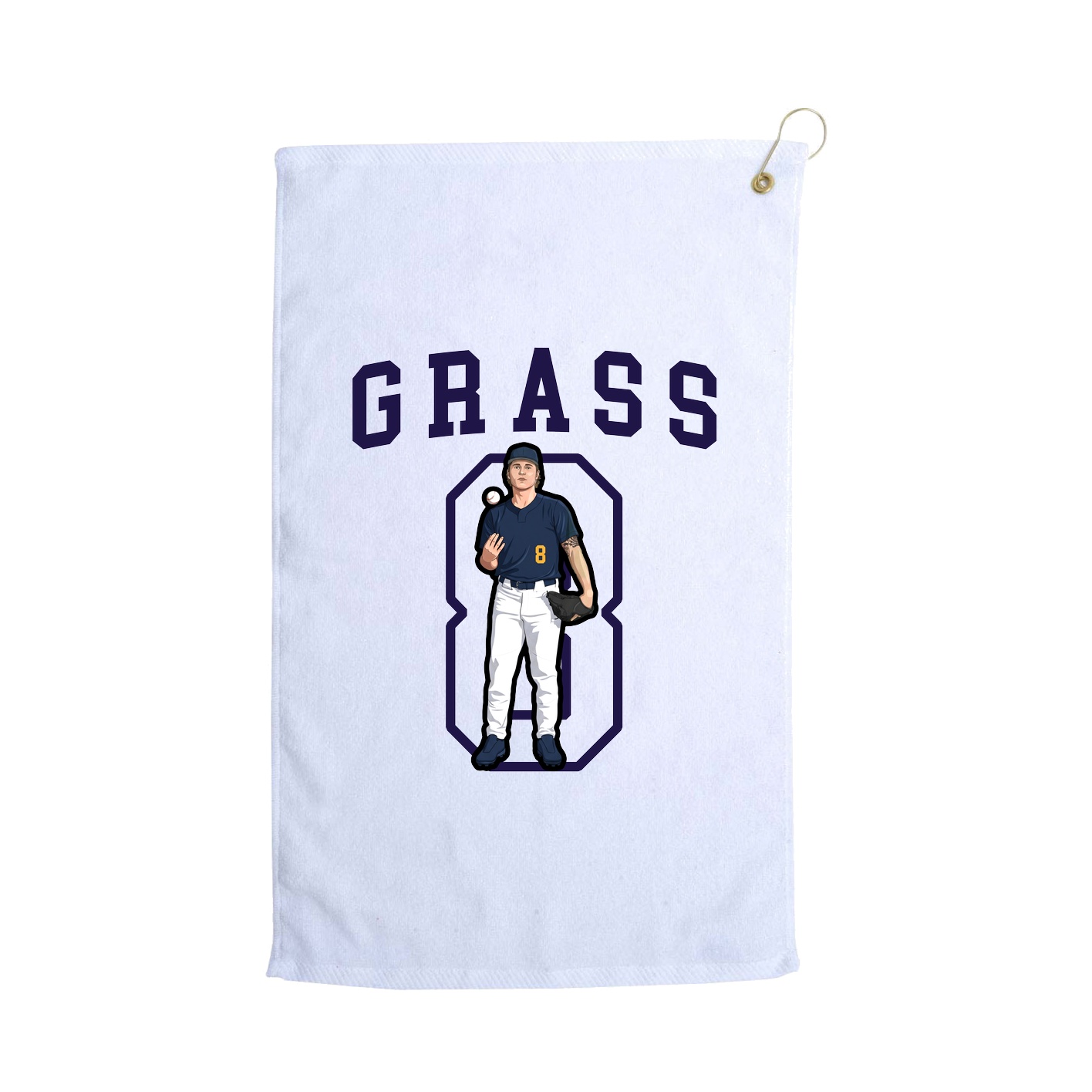 Golf Towel — Shirsey in White