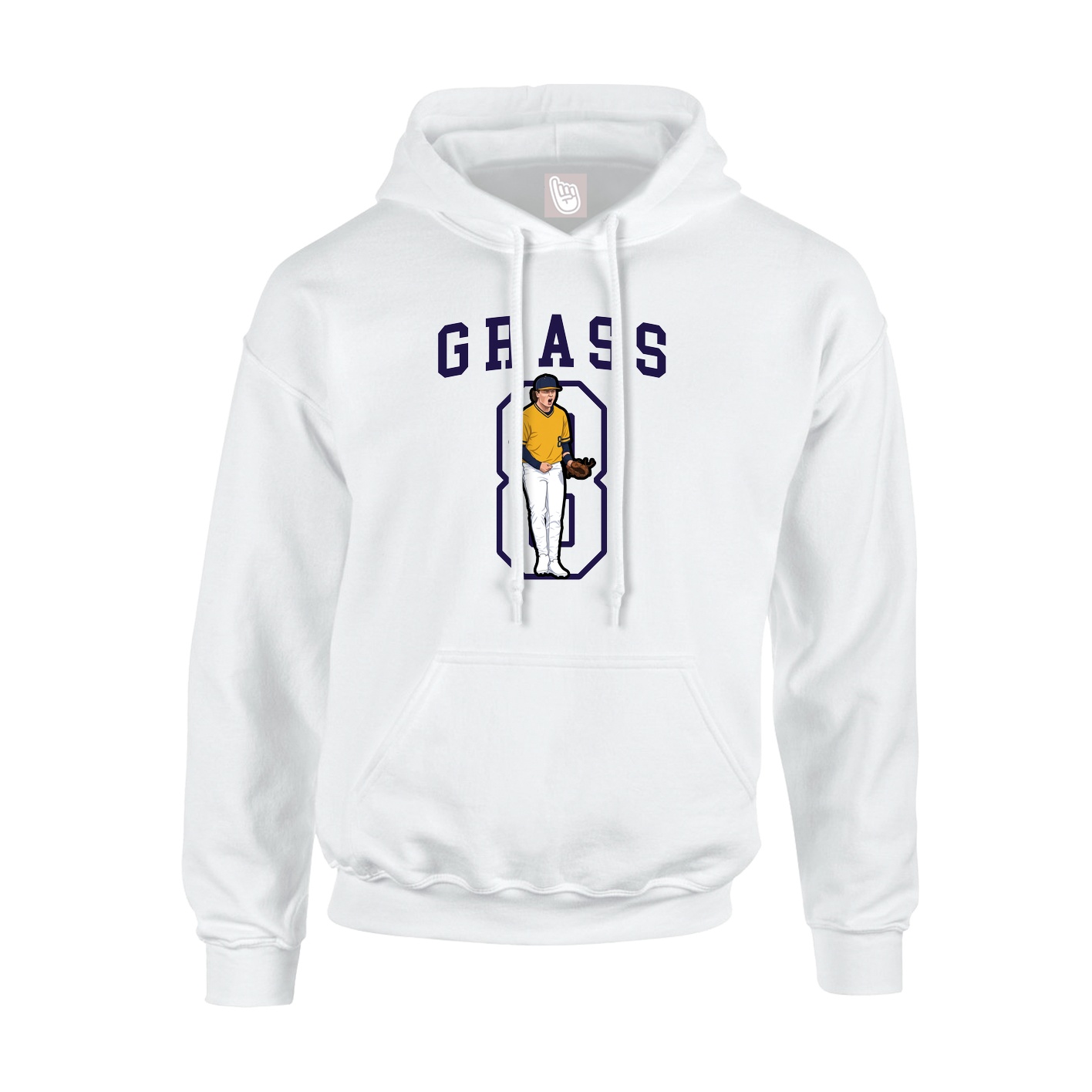 Hoodie — Shirsey in White