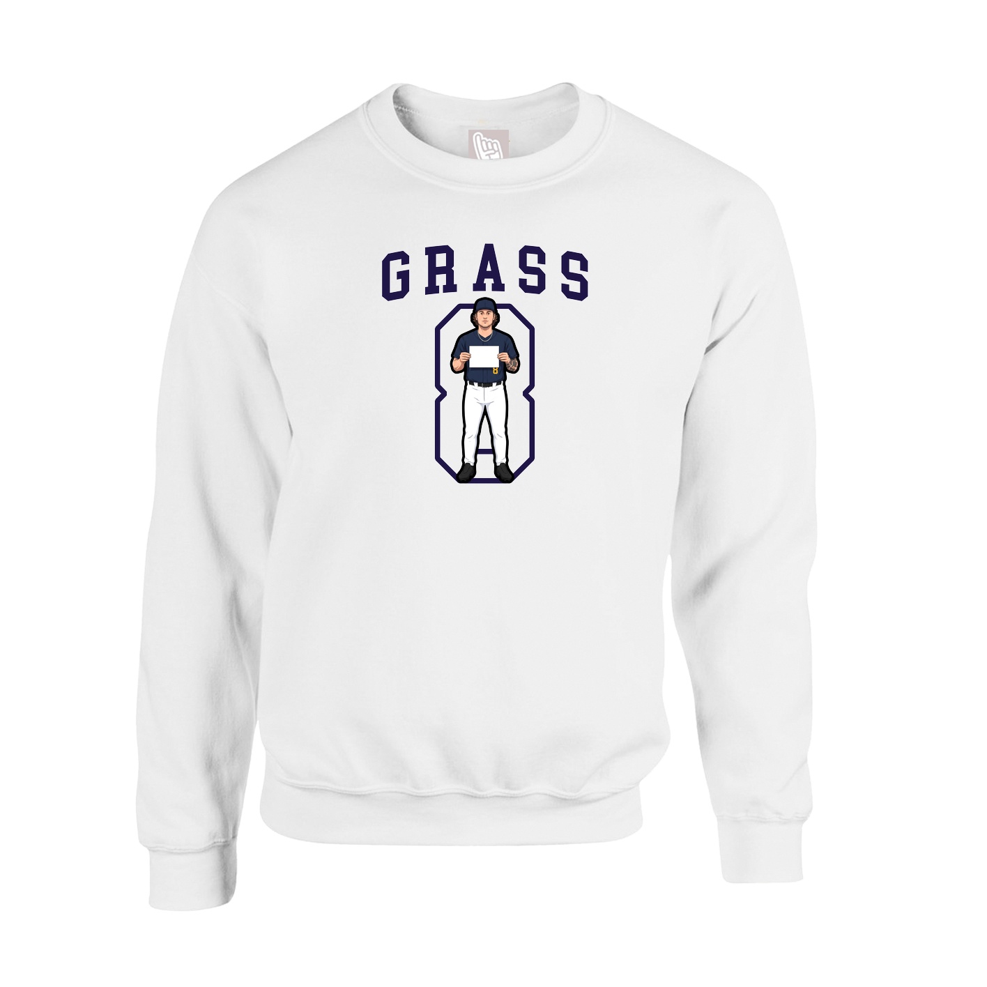 Fleece Crew — Shirsey in White