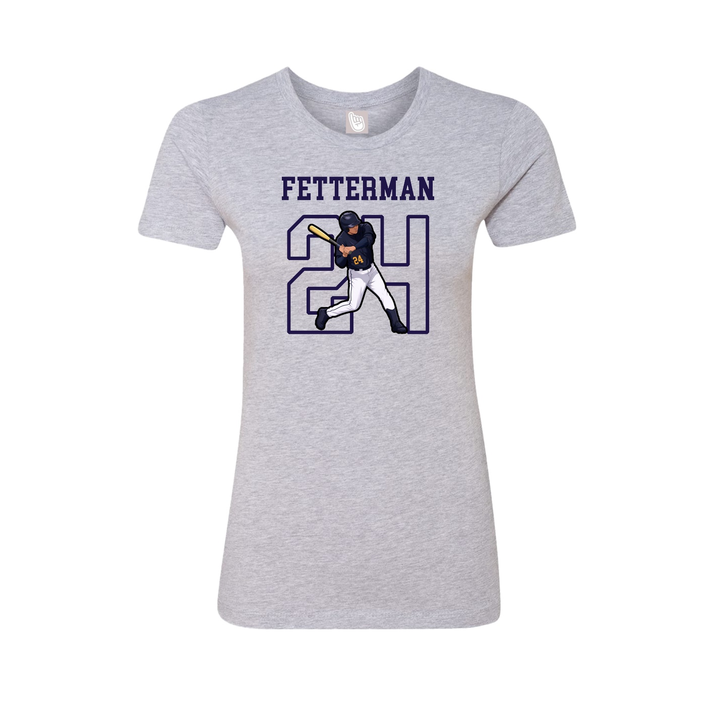 Fitted Women's Tee — Shirsey in Grey