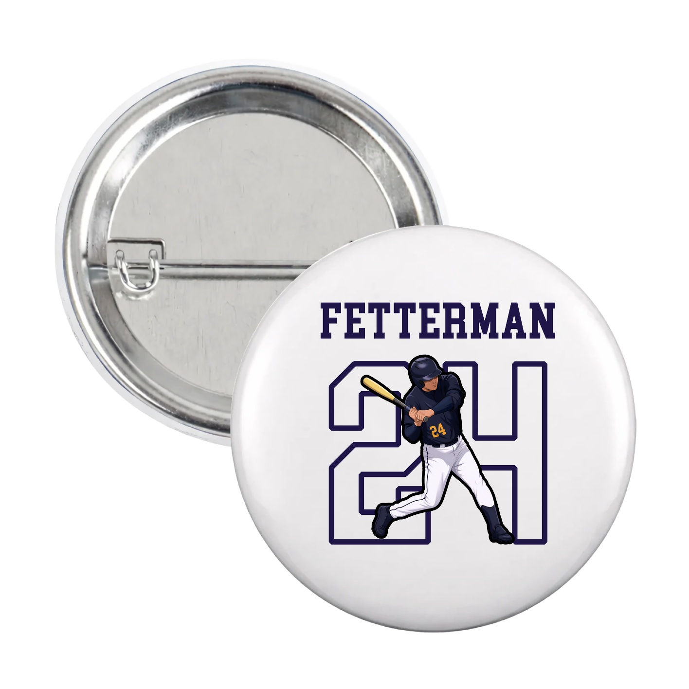 Game Day Button — Shirsey in White