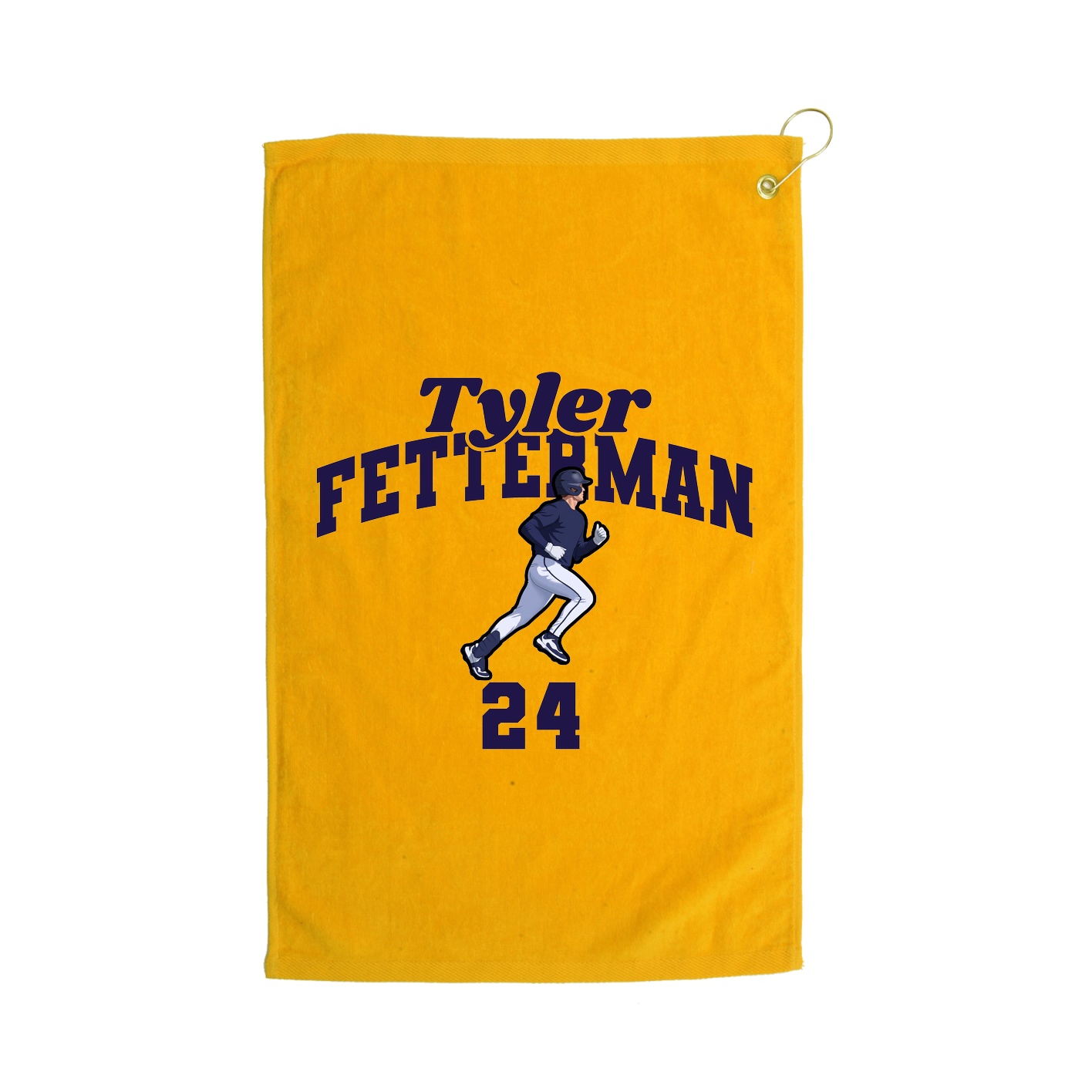 Golf Towel — Signature Arch in Gold