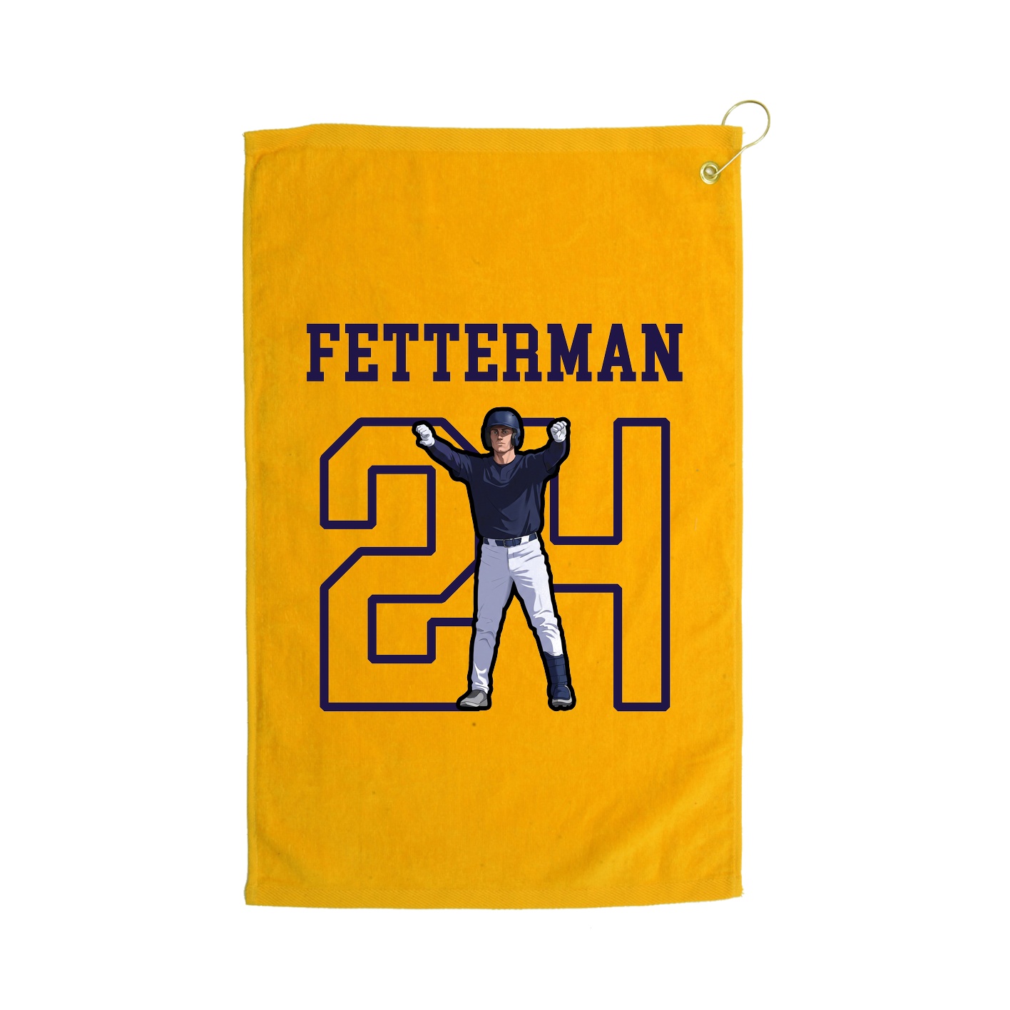 Golf Towel — Shirsey in Gold