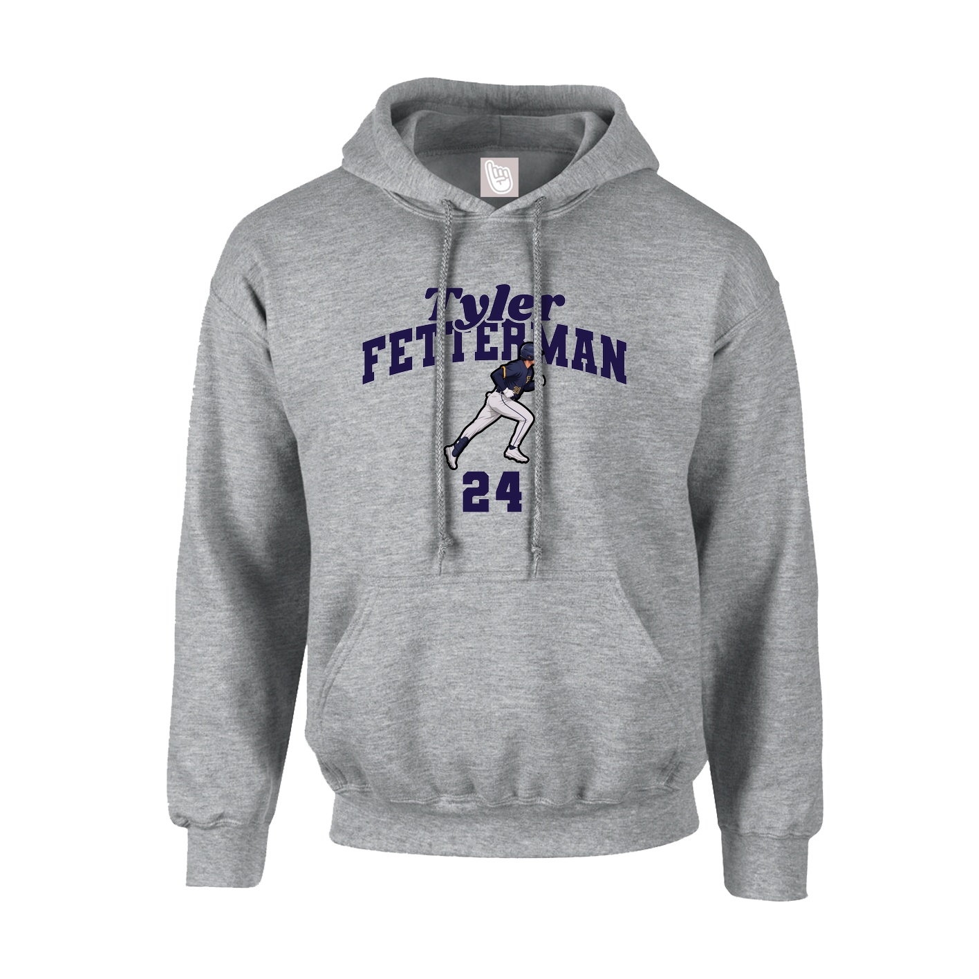 Hoodie — Signature Arch in Grey