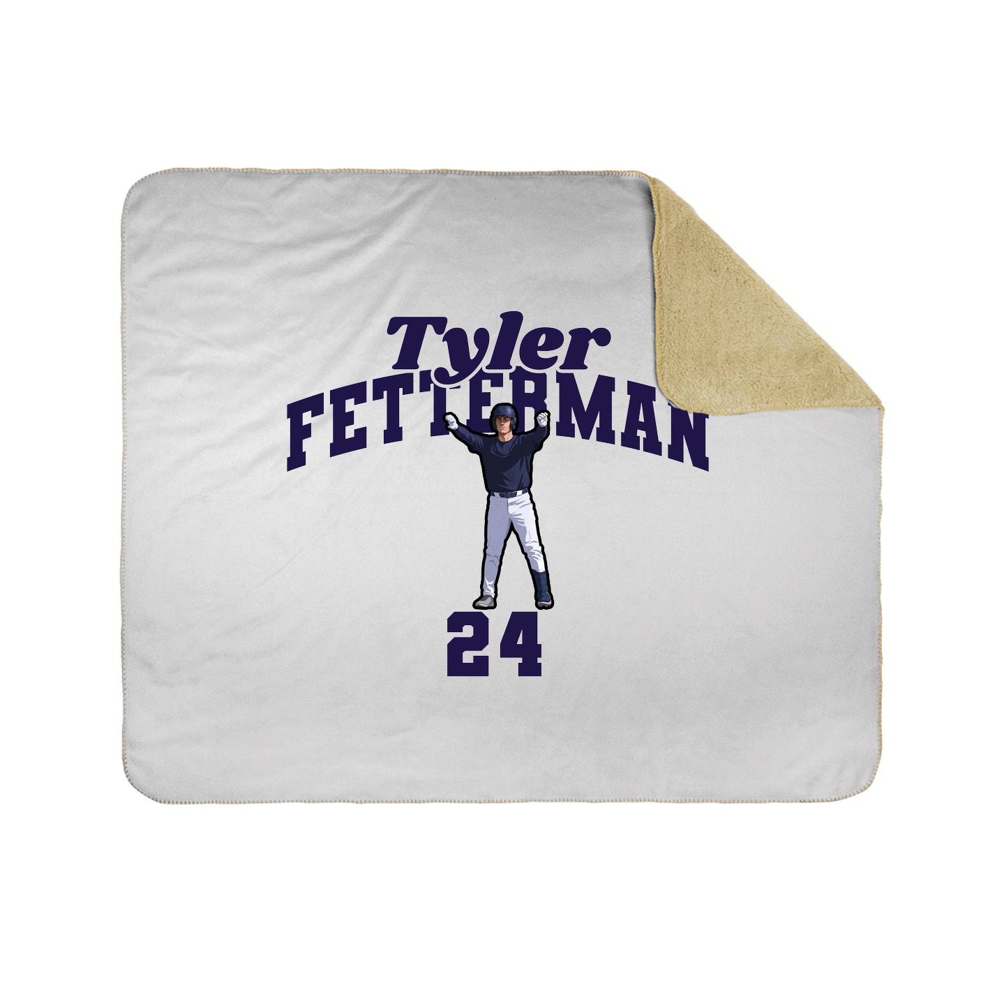 Throw Blanket — Signature Arch in White