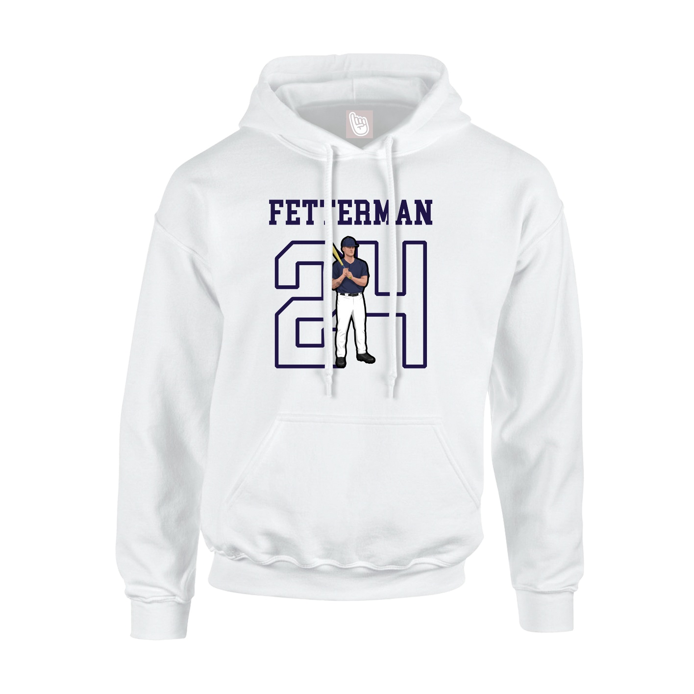 Hoodie — Shirsey in White