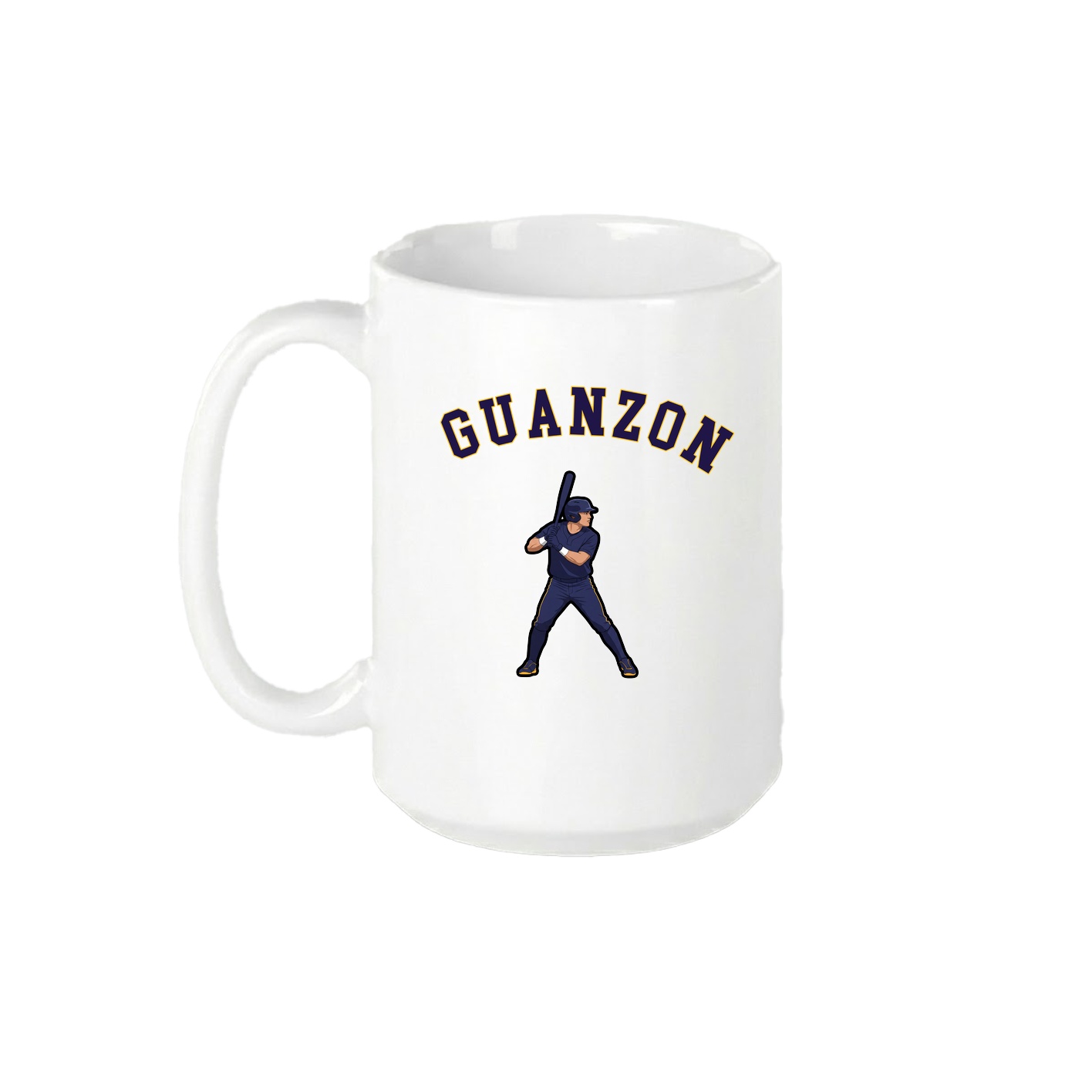 15oz Coffee Mug — Shirsey Arch in White