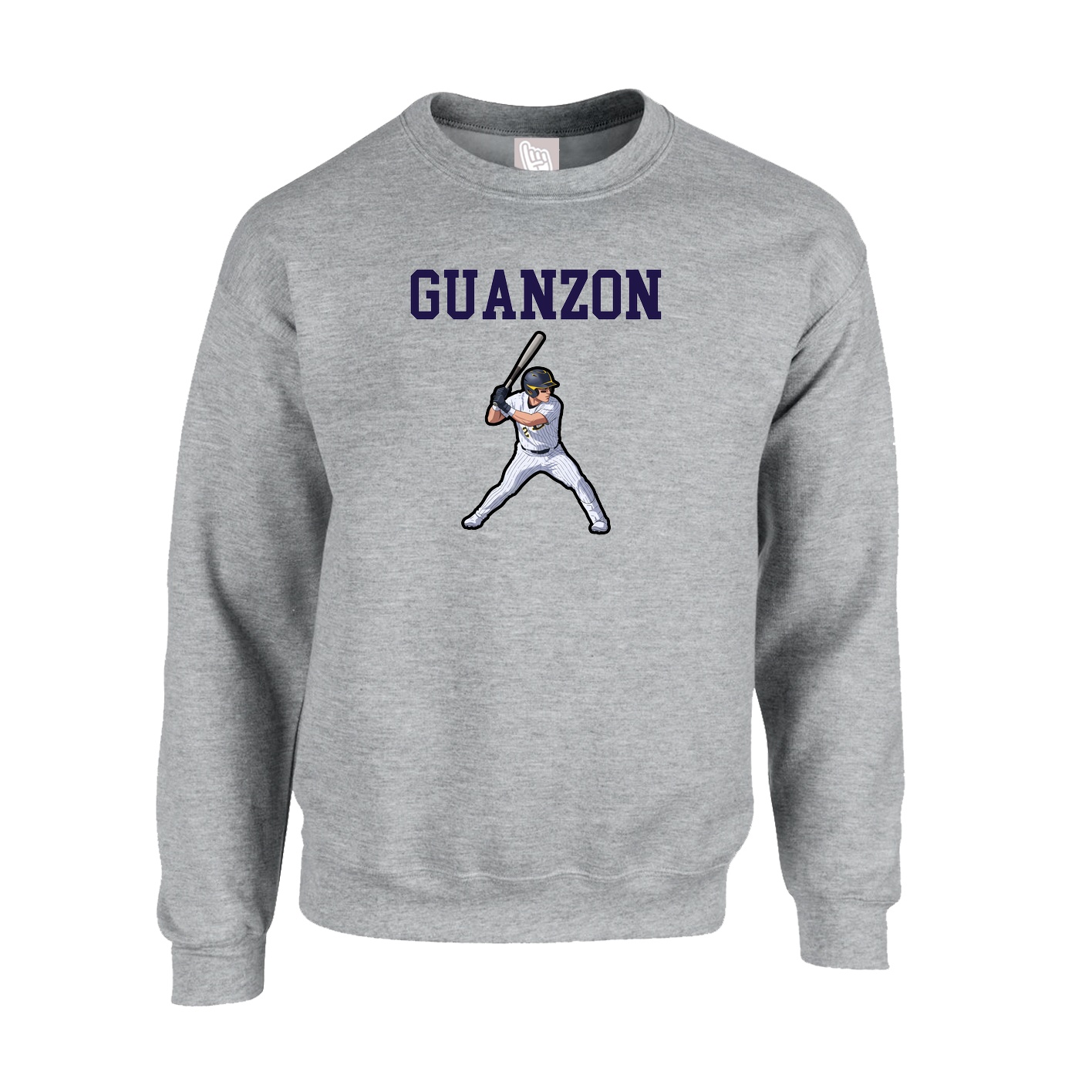 Fleece Crew — Shirsey in Grey