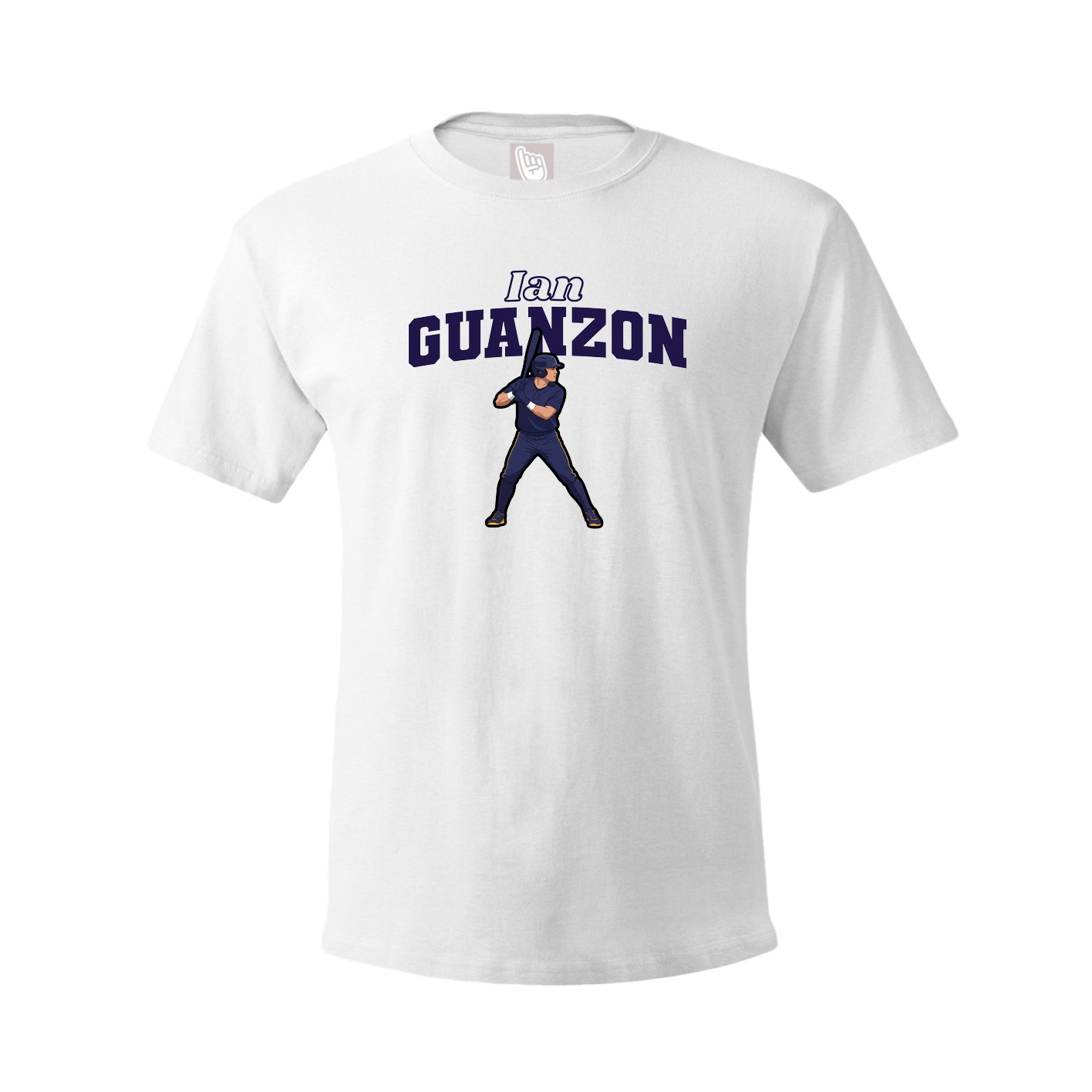 Tee — Name Arch in White