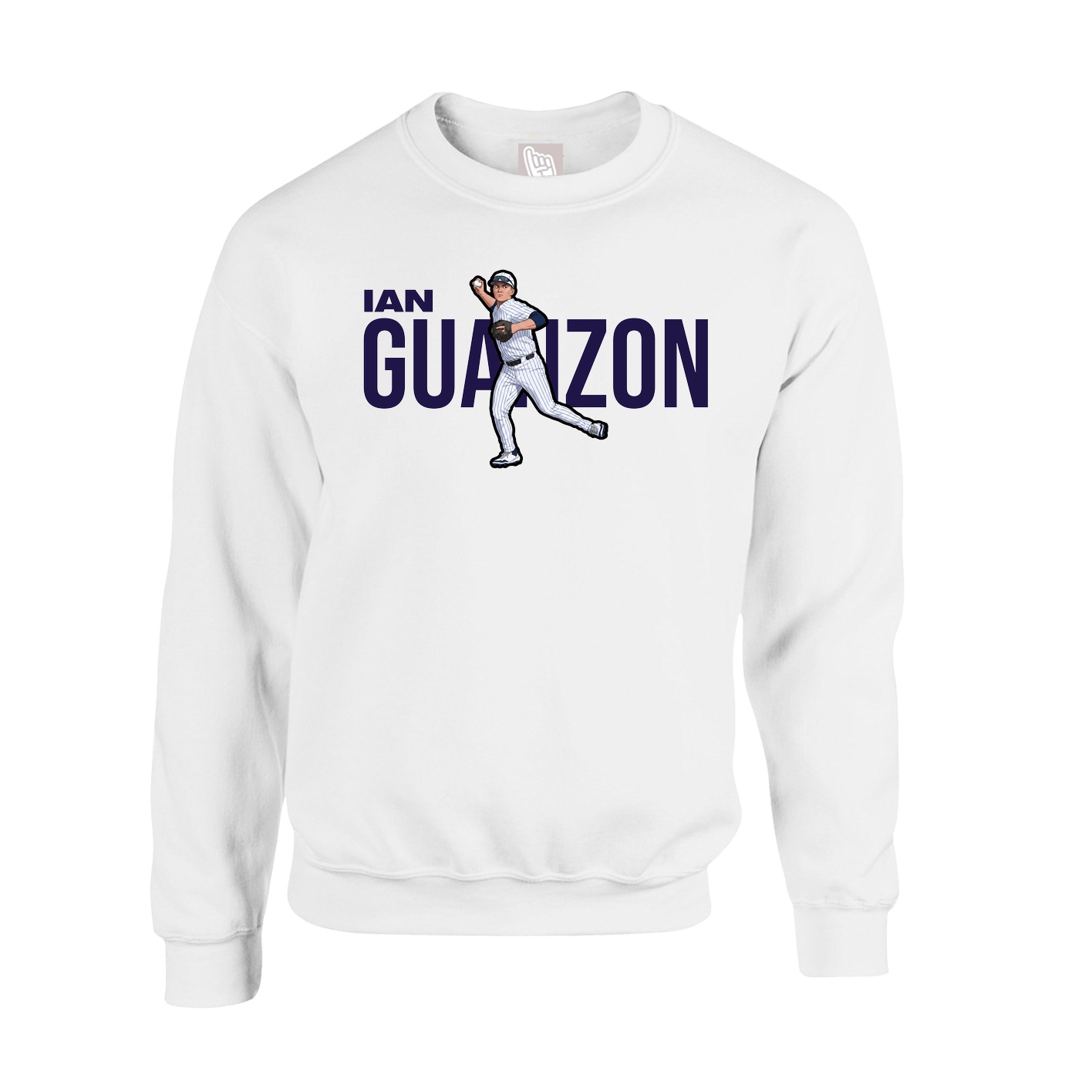 Fleece Crew — Player Name in White