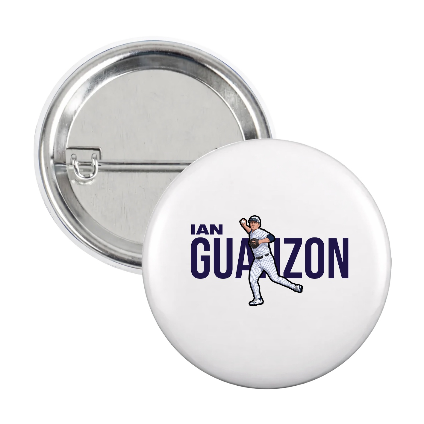 Game Day Button — Player Name in White