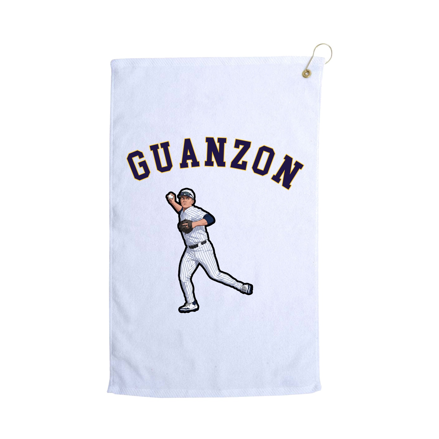 Golf Towel — Shirsey Arch in White