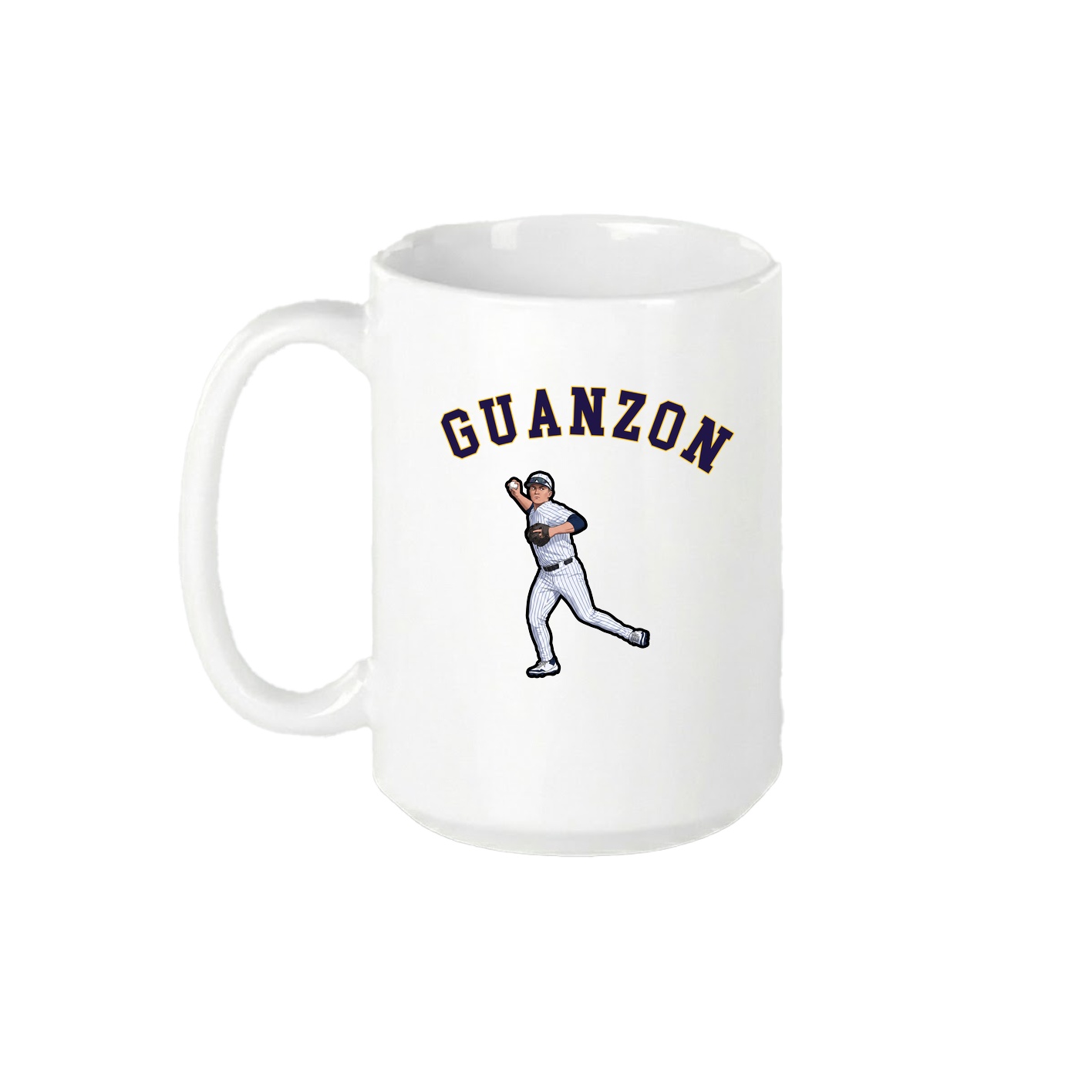 15oz Coffee Mug — Shirsey Arch in White