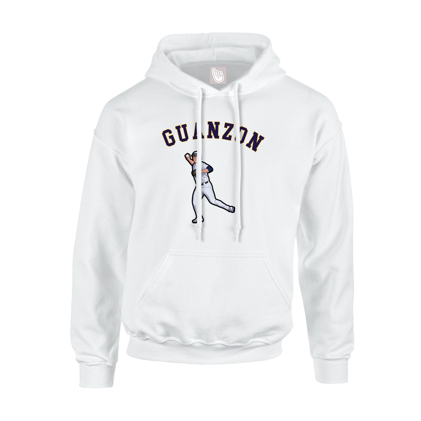 Hoodie — Shirsey Arch in White