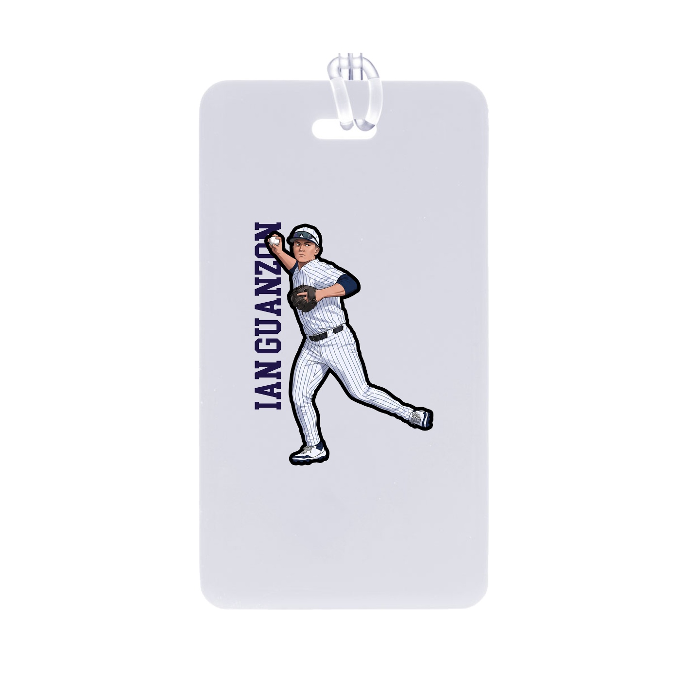 Bag Tag — Name Vertical in Classic