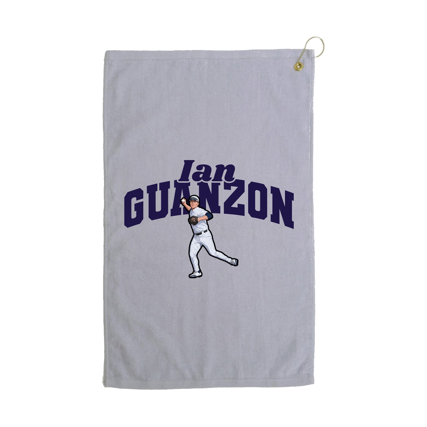 Golf Towel — Signature Arch in Grey
