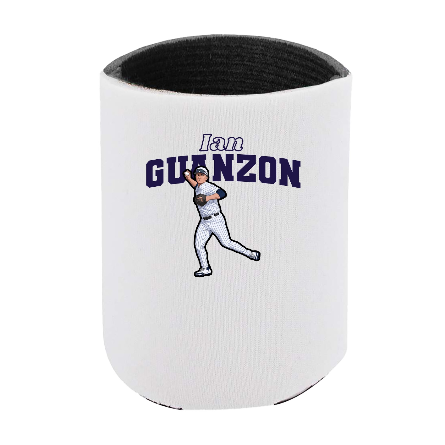 Can Holder — Name Arch in White
