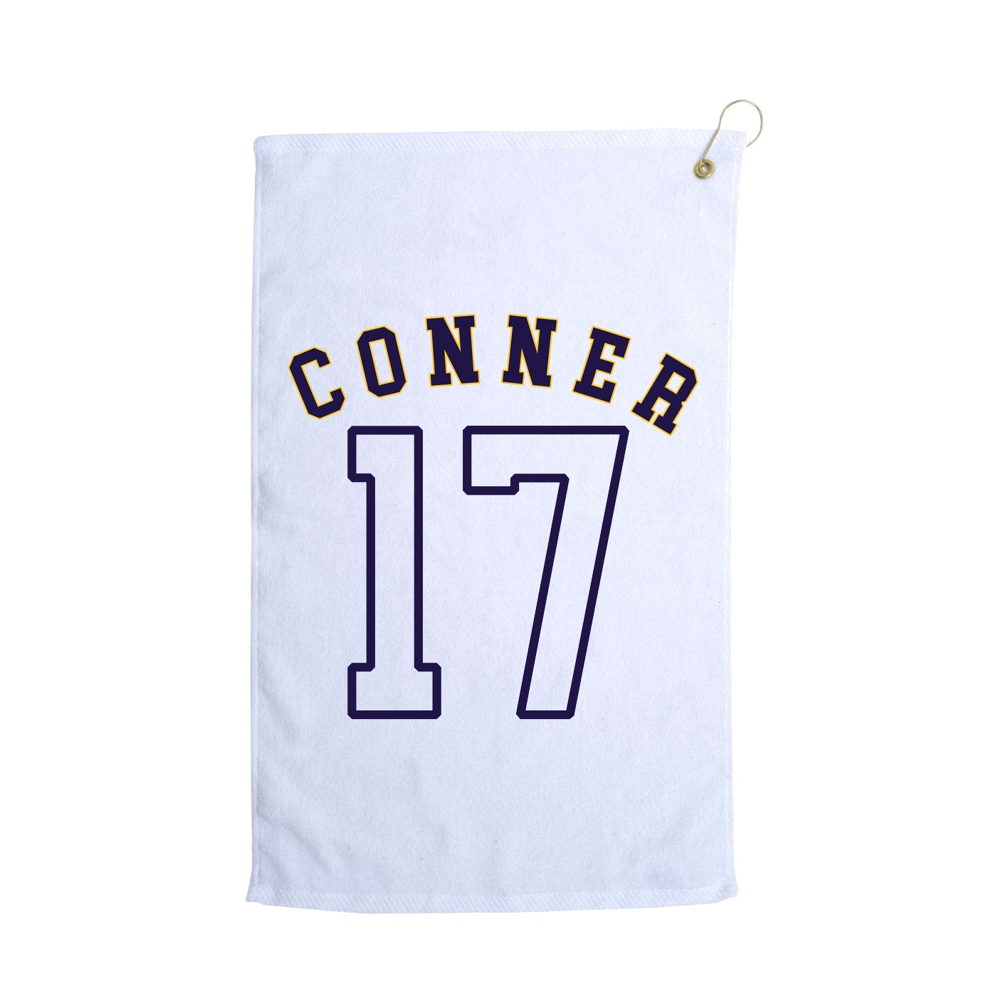 Golf Towel — Shirsey Arch in White
