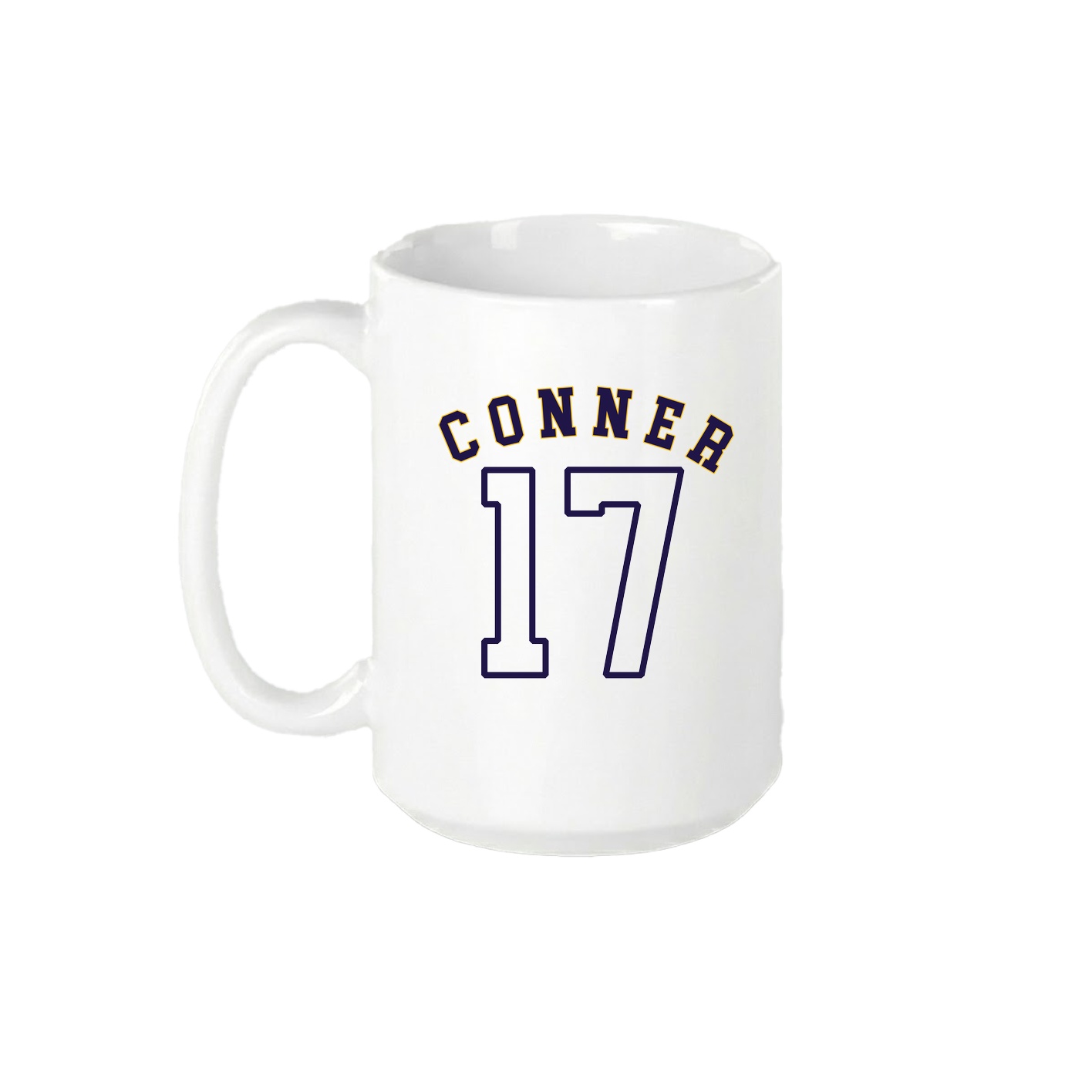 15oz Coffee Mug — Shirsey Arch in White